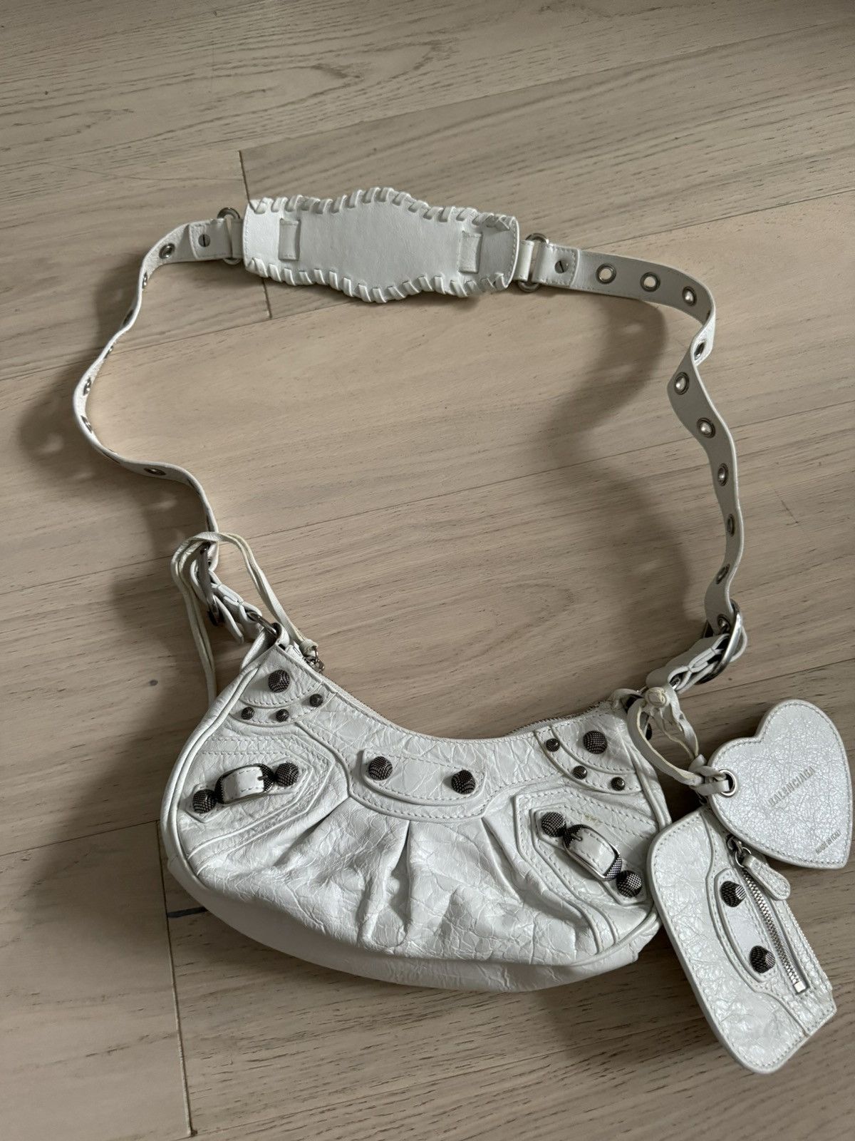 Balenciaga Balenciaga White ‘Le Cagole XS’ shoulder Size ONE SIZE - 3 Thumbnail
