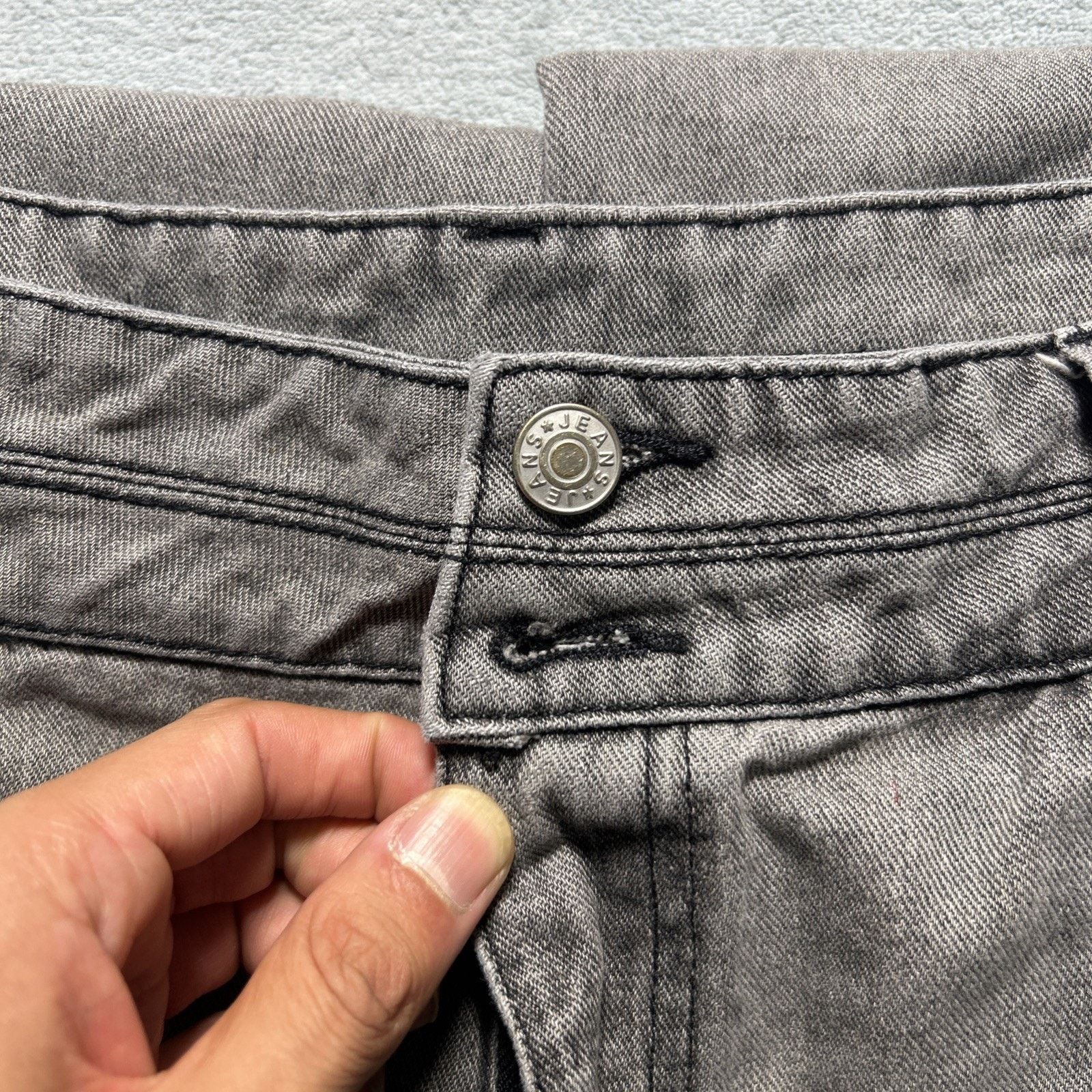 Tripp NYC Cargo Beyond Baggy Jeans Women XL 37x29 Hamilton Wide Ripped Size 37" - 11 Thumbnail