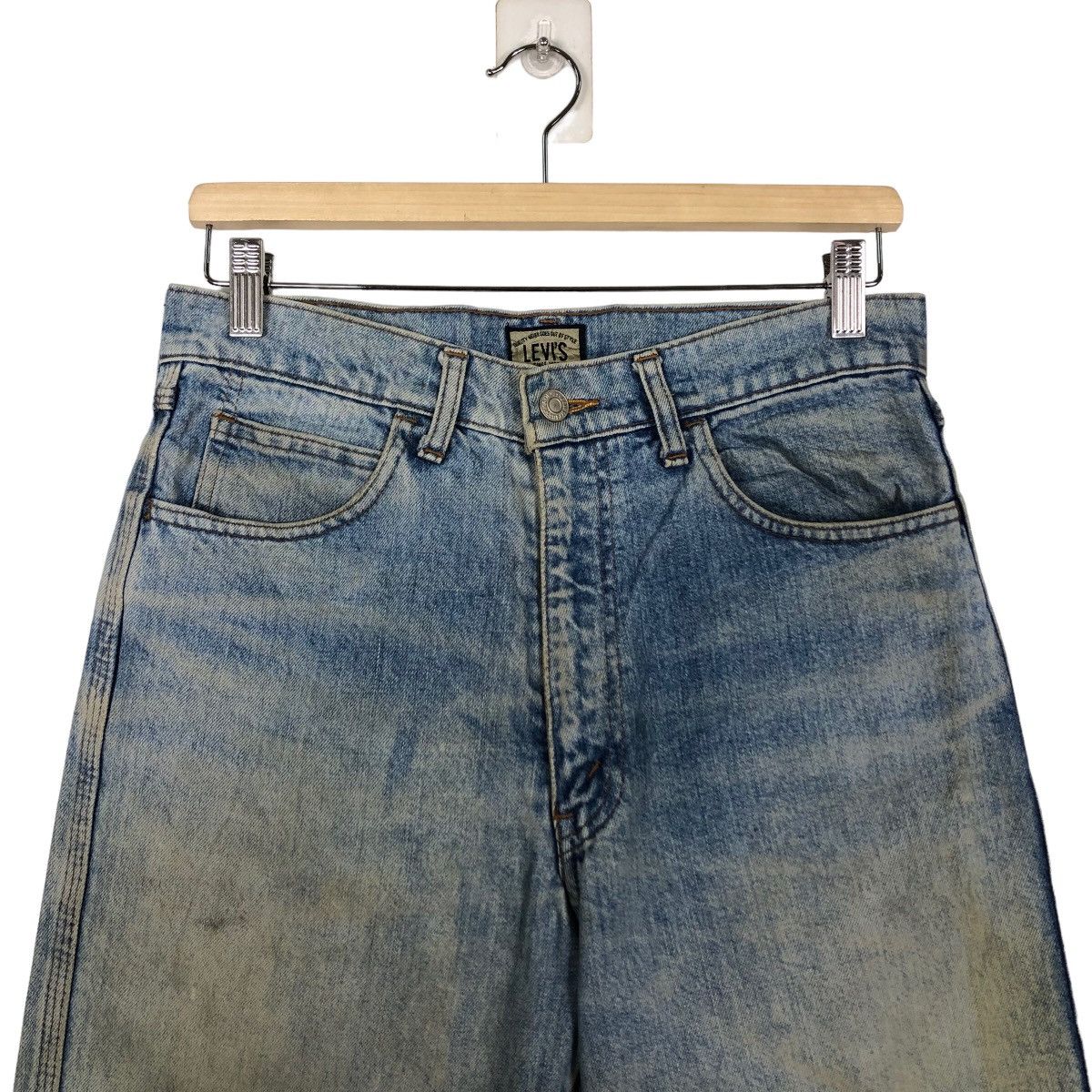 Levi's 🔥80’s Vintage Levi’s 636 Distressed Denim Jeans Size US 30 / EU 46 - 3 Thumbnail