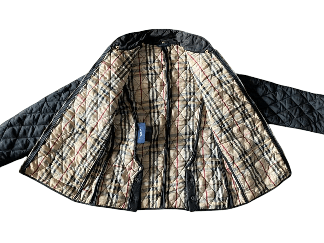 BURBERRY LONDON NOVA CHECK LINED QUILTED JACKET