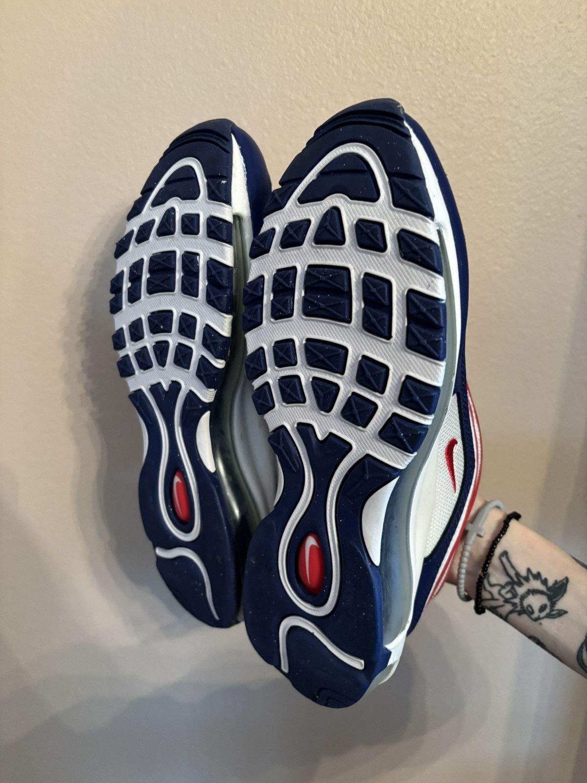 Nike Nike Air Max 97 GS 'USA' Size US 7 / EU 40 - 5 Thumbnail