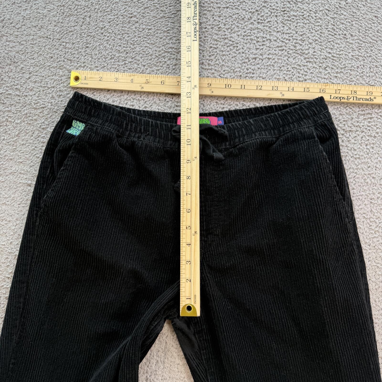 Empyre Y2K Empyre Black Corduroy Baggy Skate Pants Wide Leg M Size US 32 / EU 48 - 3 Thumbnail