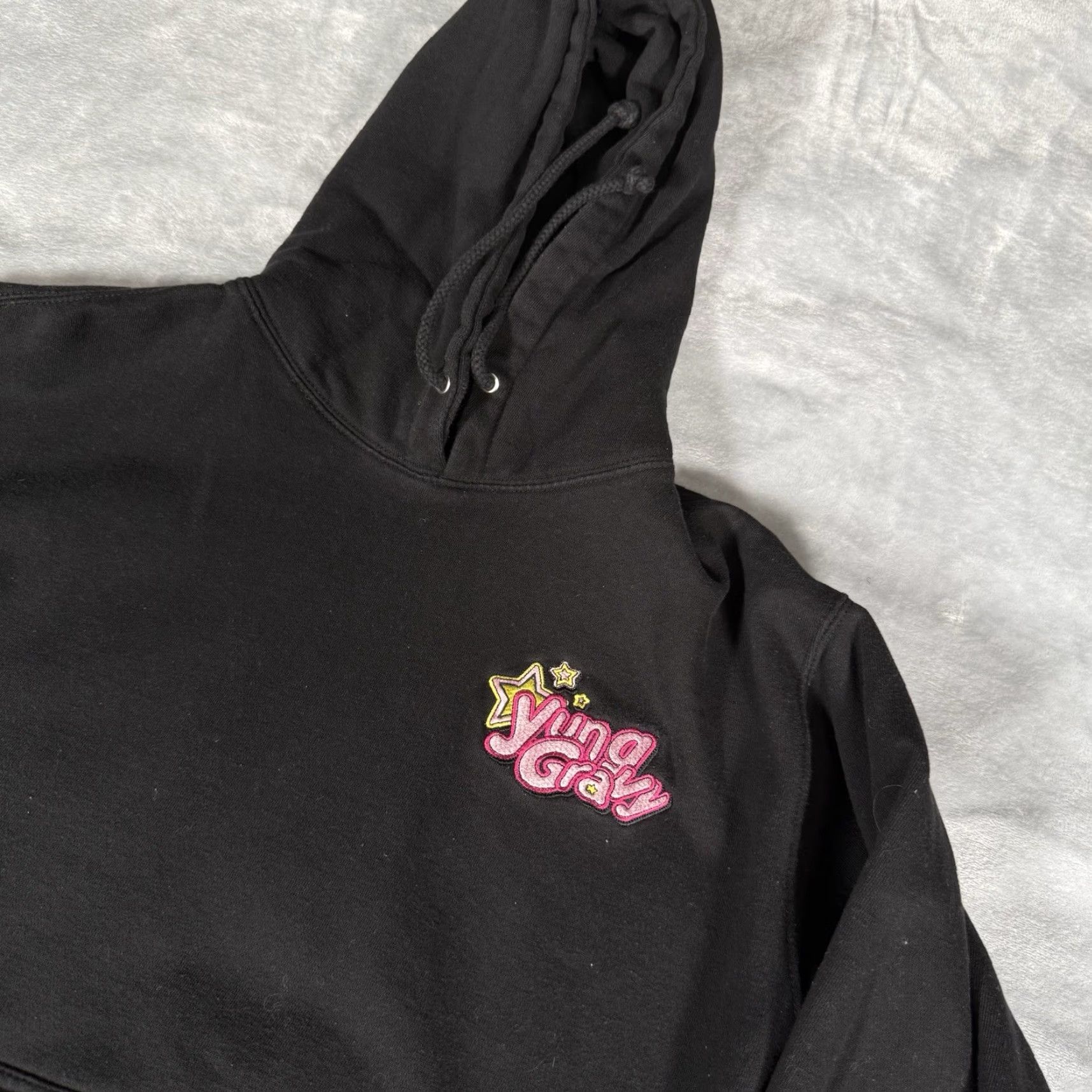 Vintage Yung Gravy Music Hoodie Mens M Black Graphic Print Logo Embroidered 2021 Back In Business Tour Merch Crew Neck Pullover Size US M / EU 48-50 / 2 - 2 Thumbnail