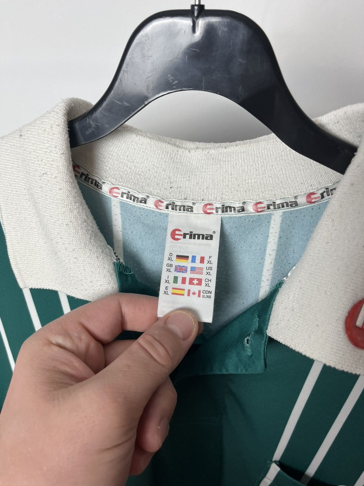 Erima × Vintage Vintage Erima Made in Slovenia Referee Longsleeve Jersey Size US XL / EU 56 / 4 - 5 Thumbnail