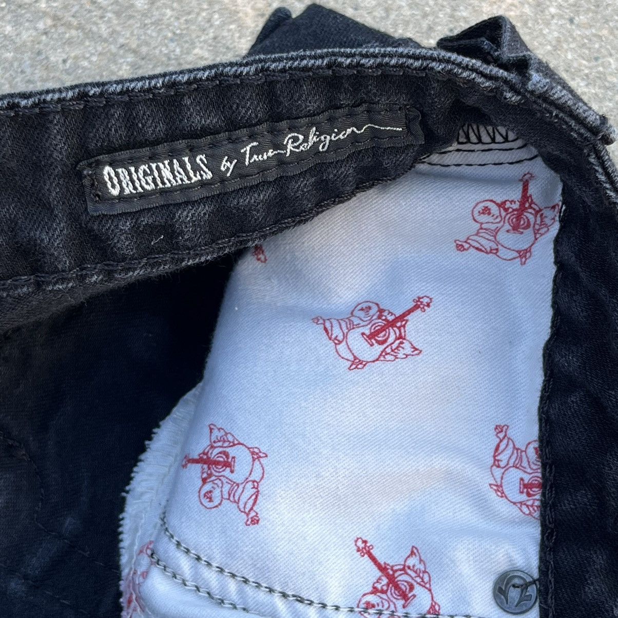 True Religion × Vintage Crazy Vintage Y2K True Religion Flared Jeans Size 28" / US 6 / IT 42 - 11 Thumbnail