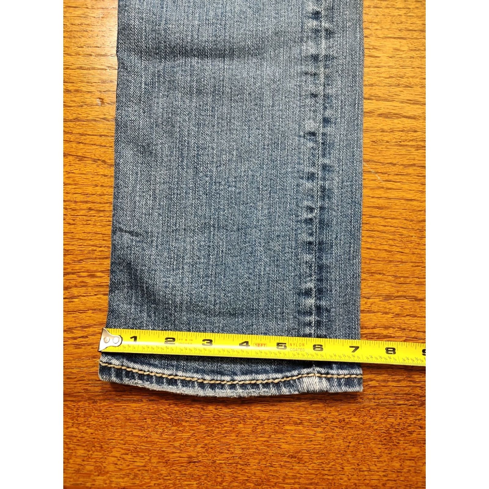 Silver Jeans Co. Silver Jeans Womens Jeans Straight 5-Pocket Denim Blue Light Wash 29x29 Inseam XS? 29? Size 29" - 7 Thumbnail