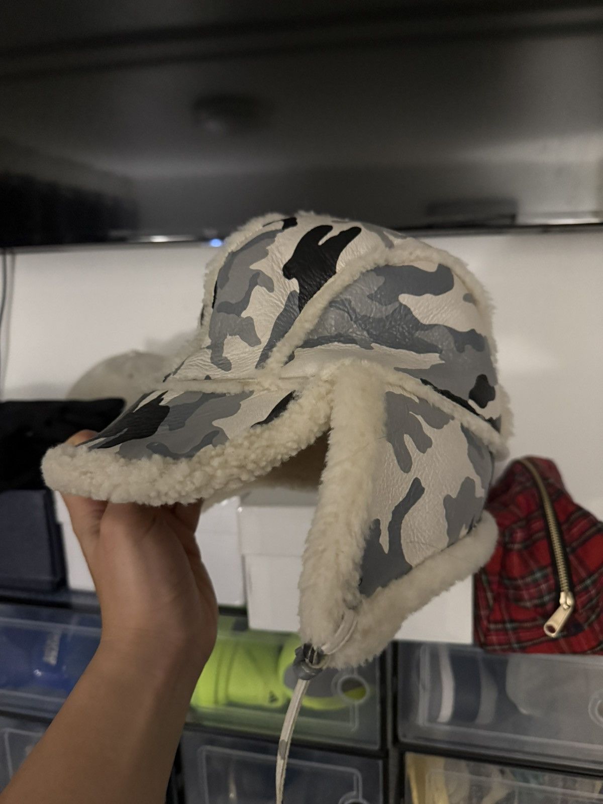 Supreme Supreme Shearling Lined Earflap Cap Size ONE SIZE - 3 Thumbnail