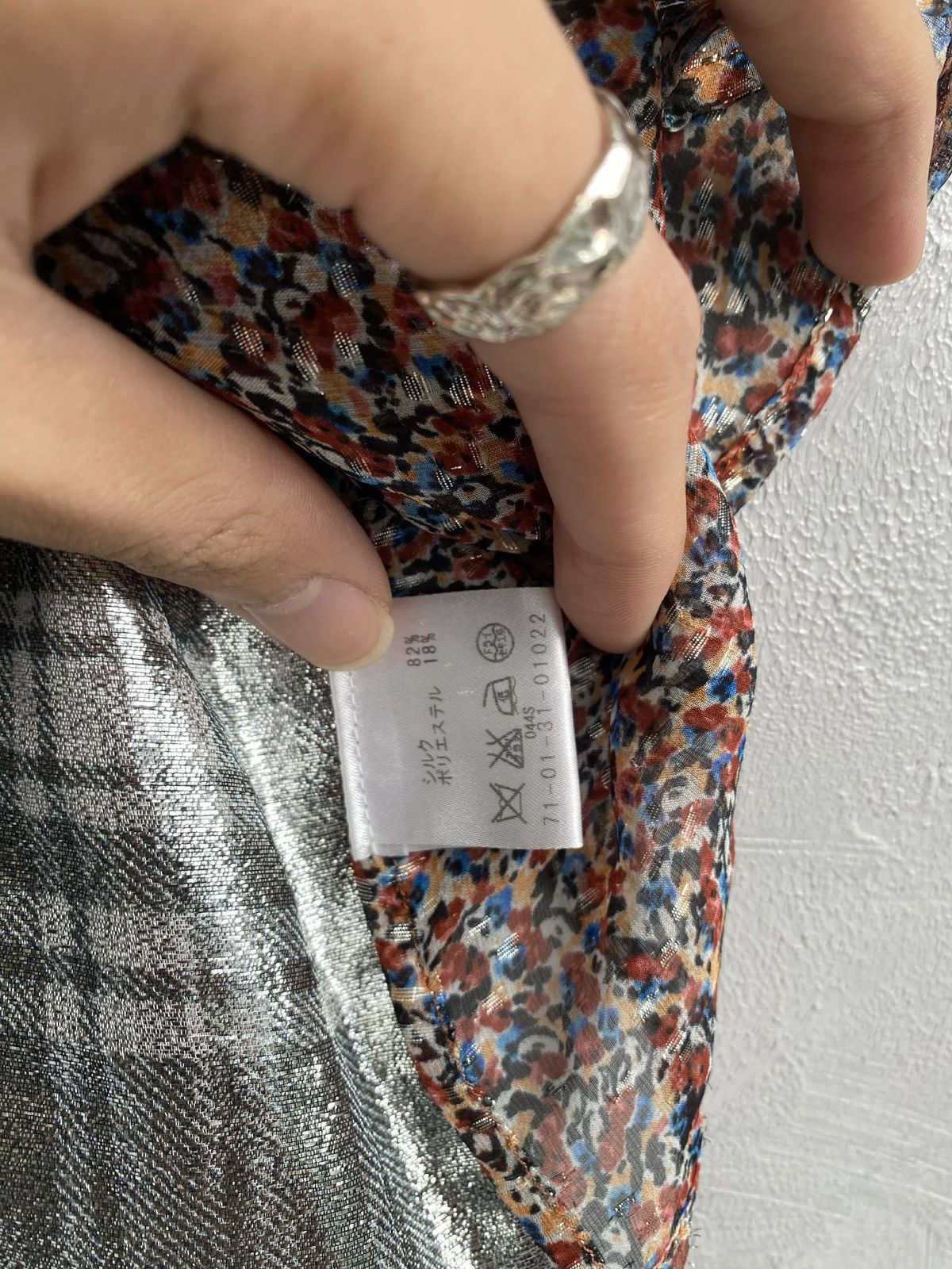 Dries Van Noten Dries Van Noten Layered Silk Blouse Size M / US 6-8 / IT 42-44 - 4 Thumbnail