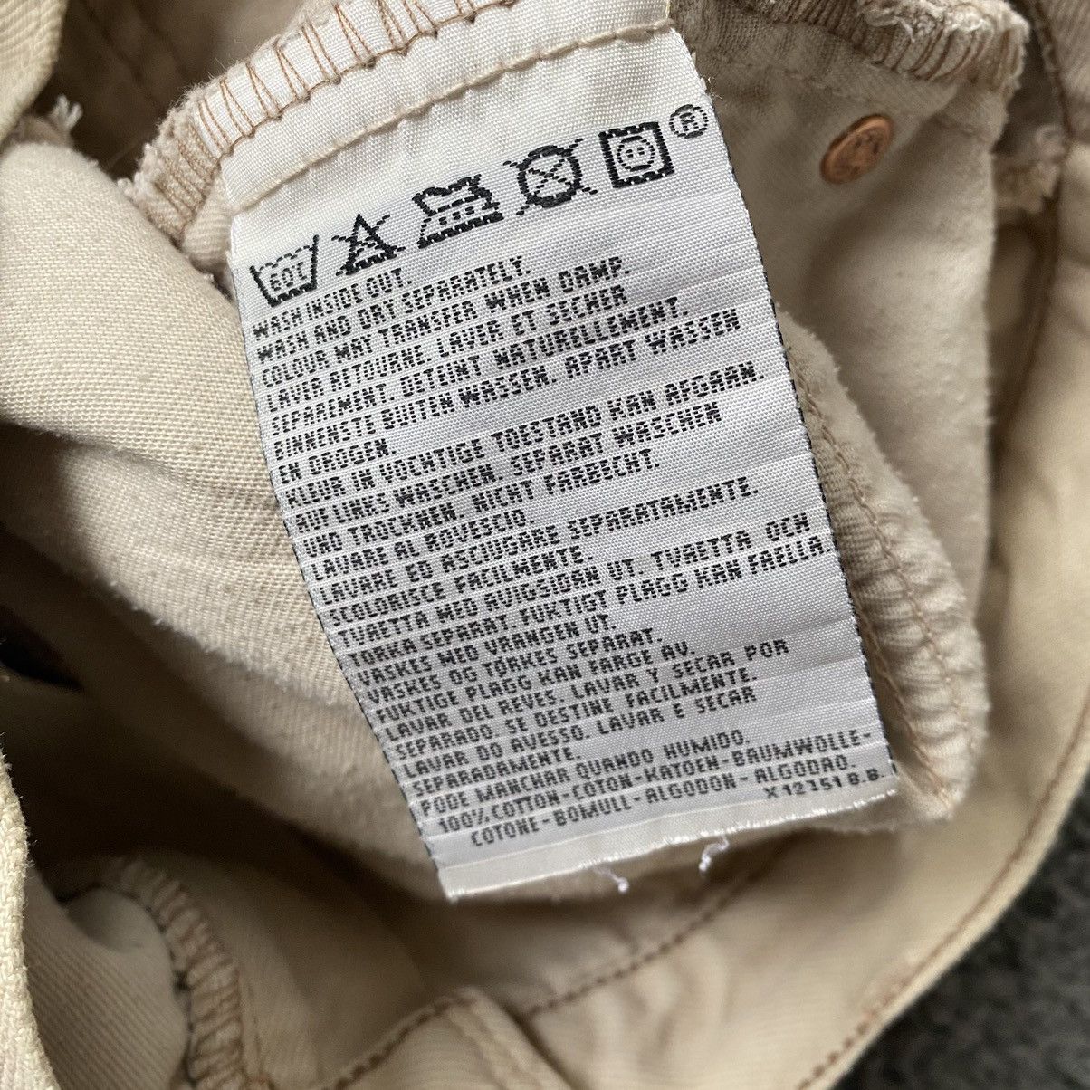 Levi's Retro Vintage Levi’s 726 Orange Tab Made in USA 33/34 Size US 33 - 5 Thumbnail