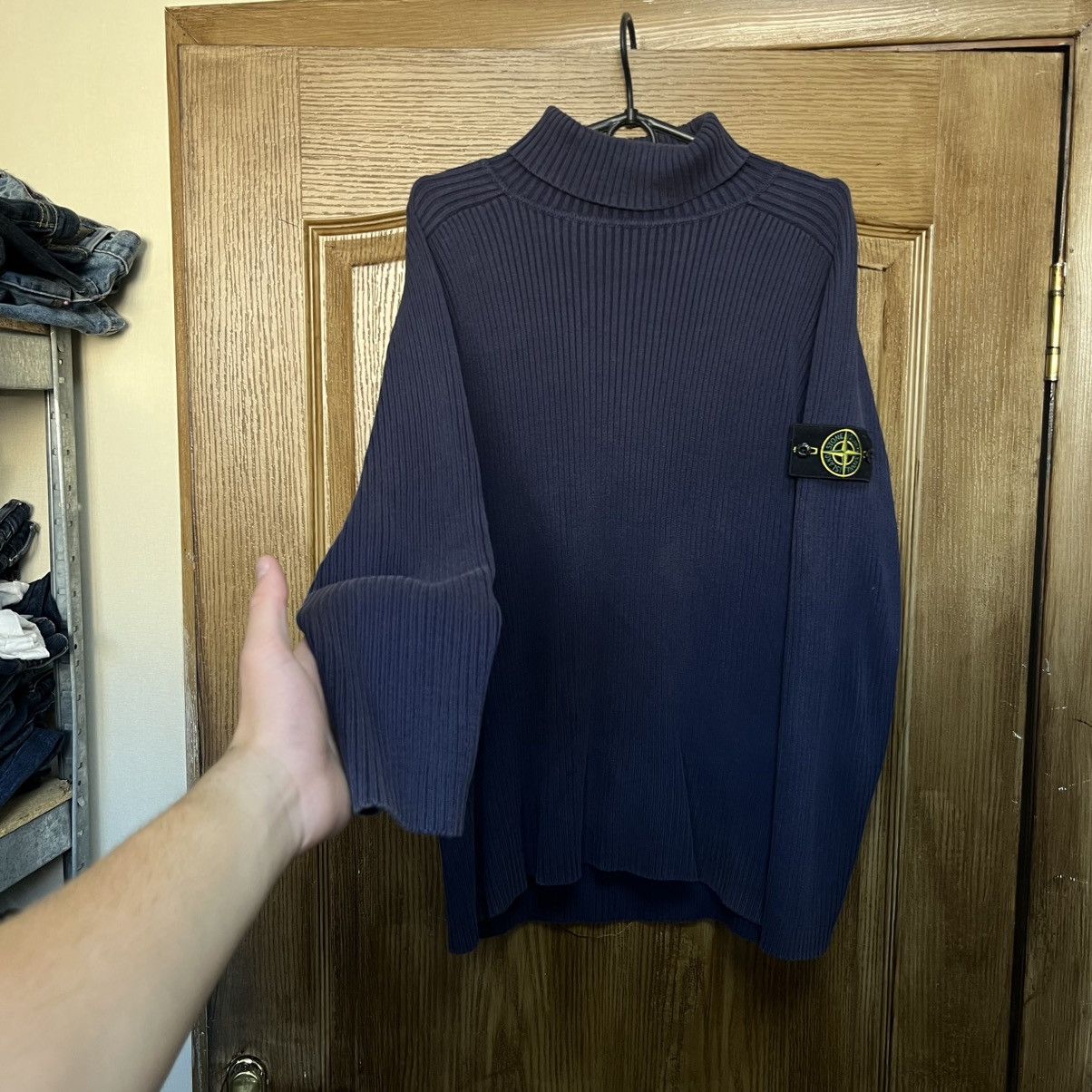 Stone Island Stone island turtle neck sweater sweatshirt Knit Size US M / EU 48-50 / 2 - 2 Thumbnail