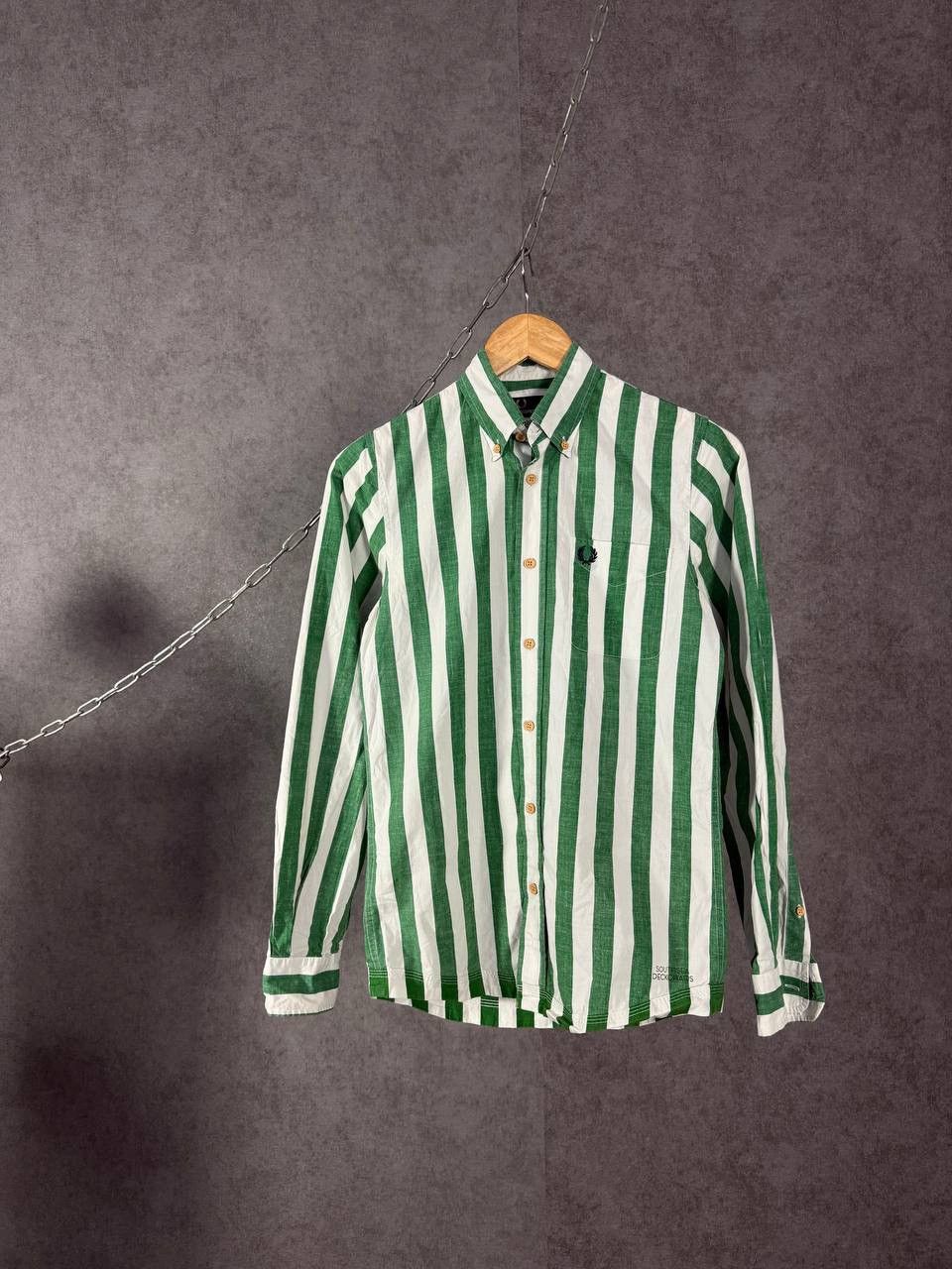 Fred Perry Fred Perry x South Sea Deckchars designer striped logo shirt Size US XS / EU 42 / 0 - 1 Thumbnail