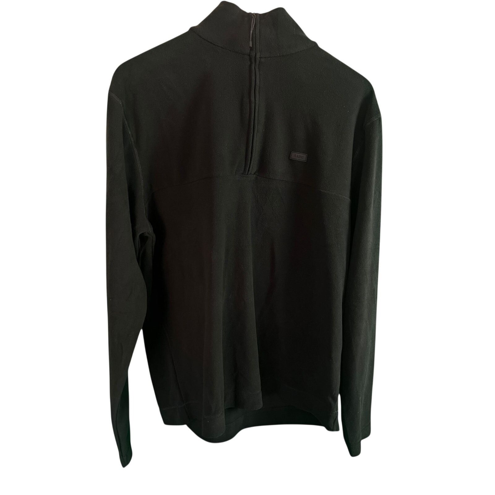 Rains RAINS Addis Fleece Half Zip Jacket Black Sz M MSRP $110 NWT Size US M / EU 48-50 / 2 - 9 Thumbnail