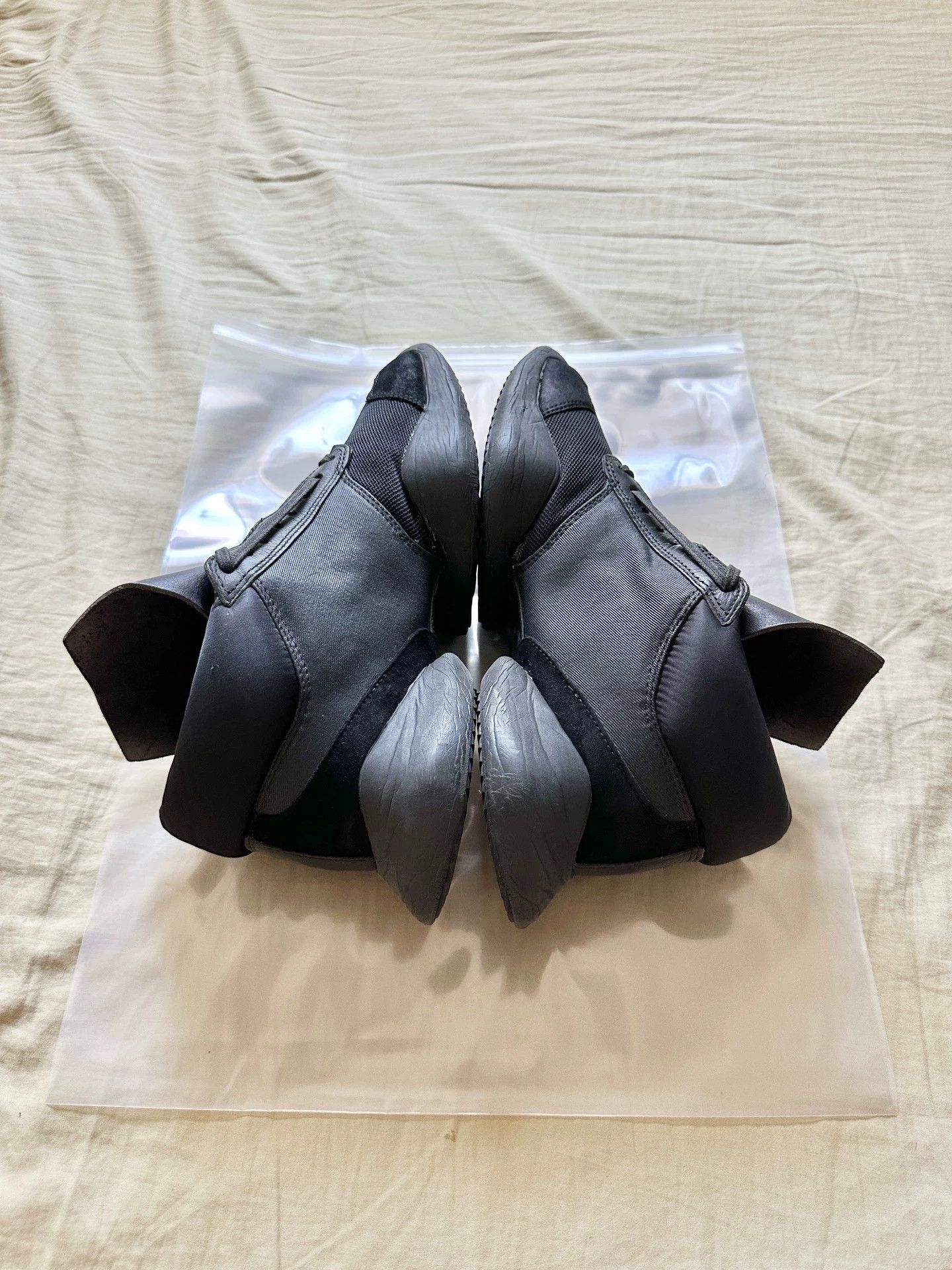 Rick Owens RO x Adidas RO Runner OG Black Leather Tank Size US 8.5 / EU 41-42 - 4 Thumbnail