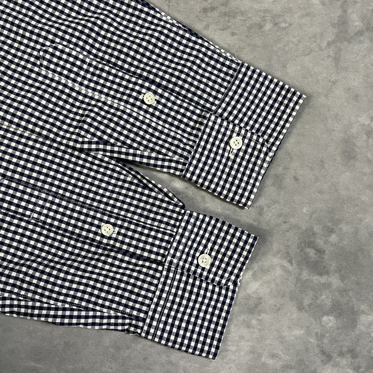 Beams Plus 2000s BEAMS PLUS Men’s Broad Gingham Check Button Down Shirt Size US S / EU 44-46 / 1 - 7 Thumbnail
