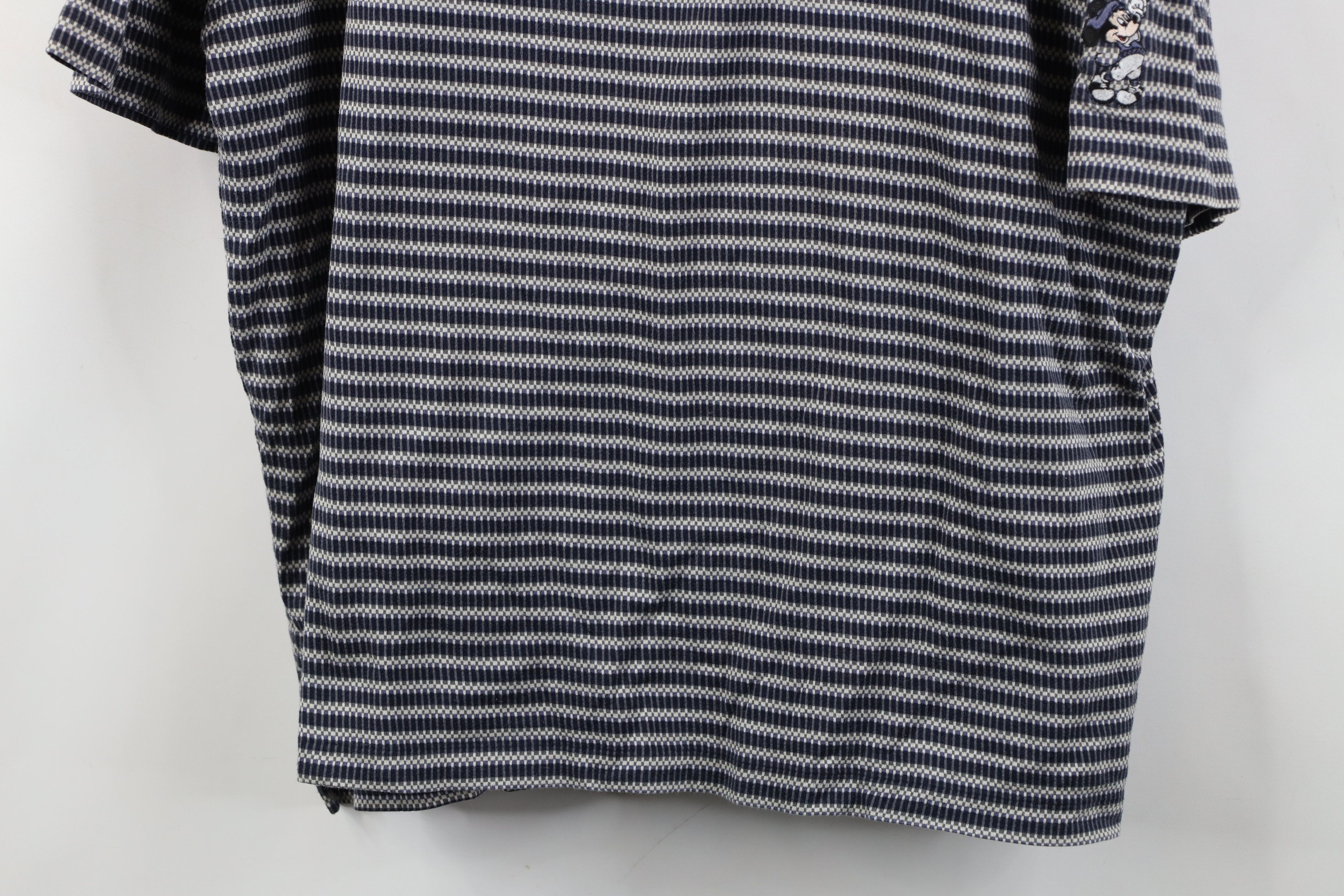 Nike Vintage 90s Y2K Nike Golf Mini Swoosh Striped Knit Polo Size US L / EU 52-54 / 3 - 3 Thumbnail