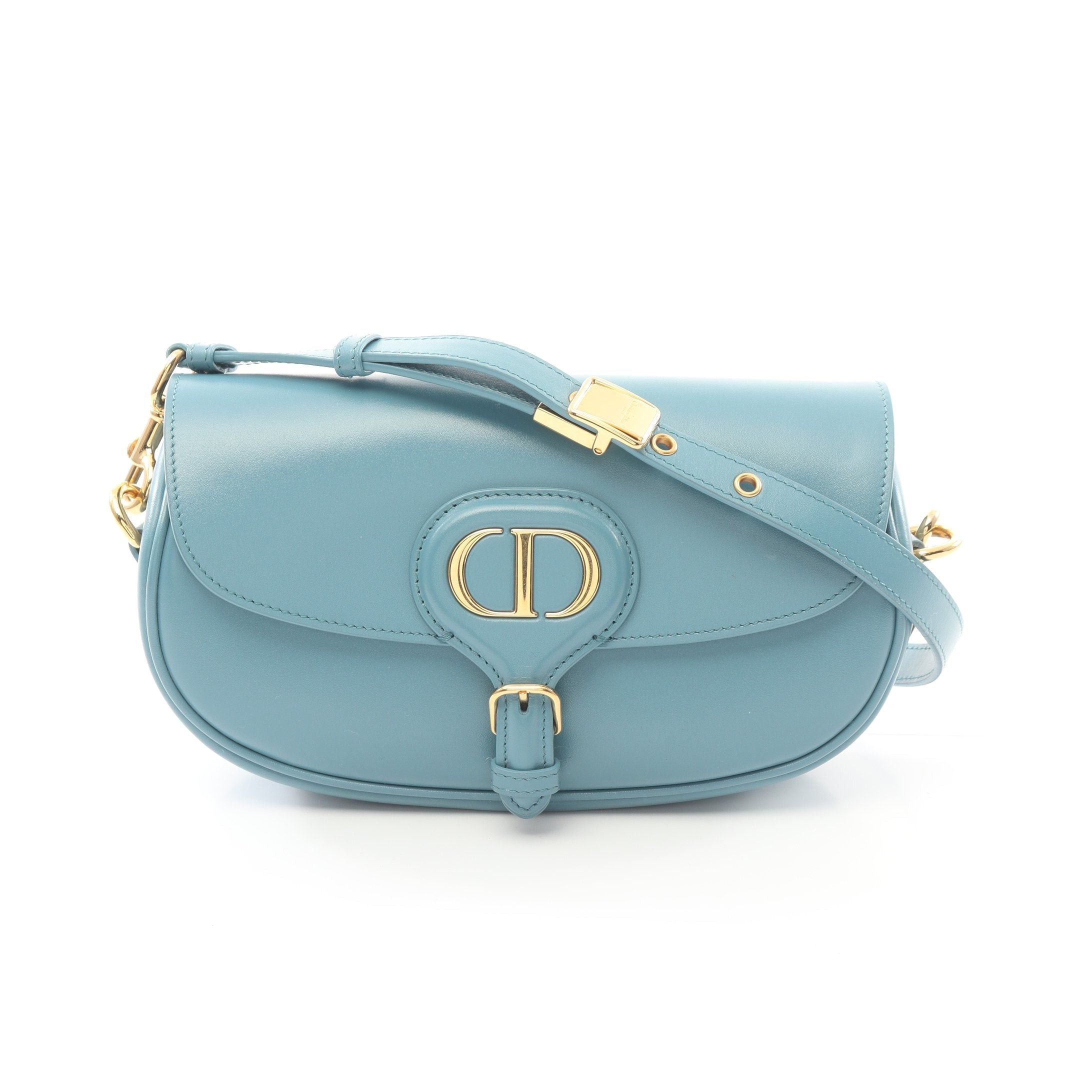 Dior Dior Bobby East-West Bag Shoulder Leather Blue Size ONE SIZE - 1 Thumbnail