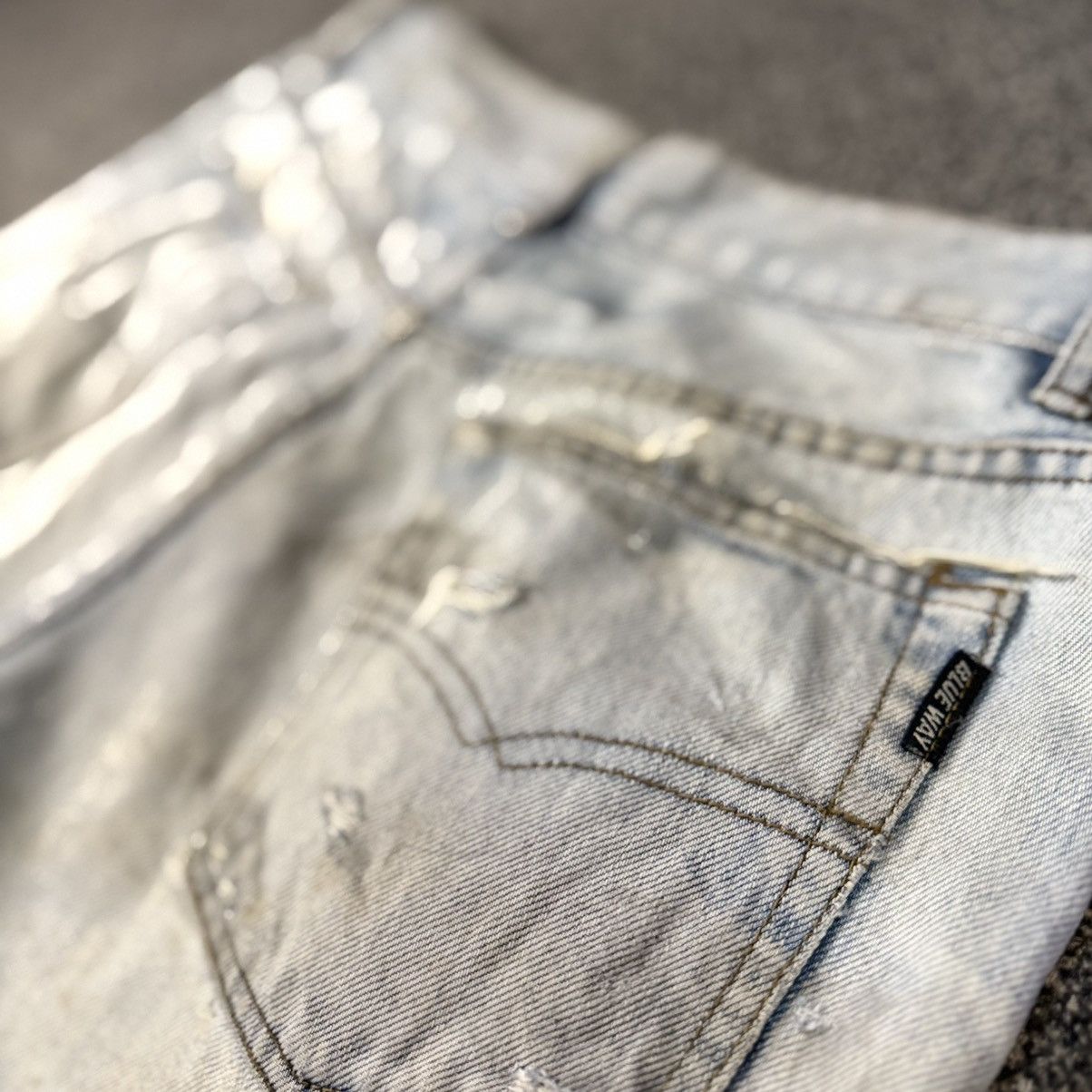 Tornado Mart 🔥🇯🇵 Japanese Vintage 90s Distressed Denim Blueway Flared Size US 31 - 9 Thumbnail