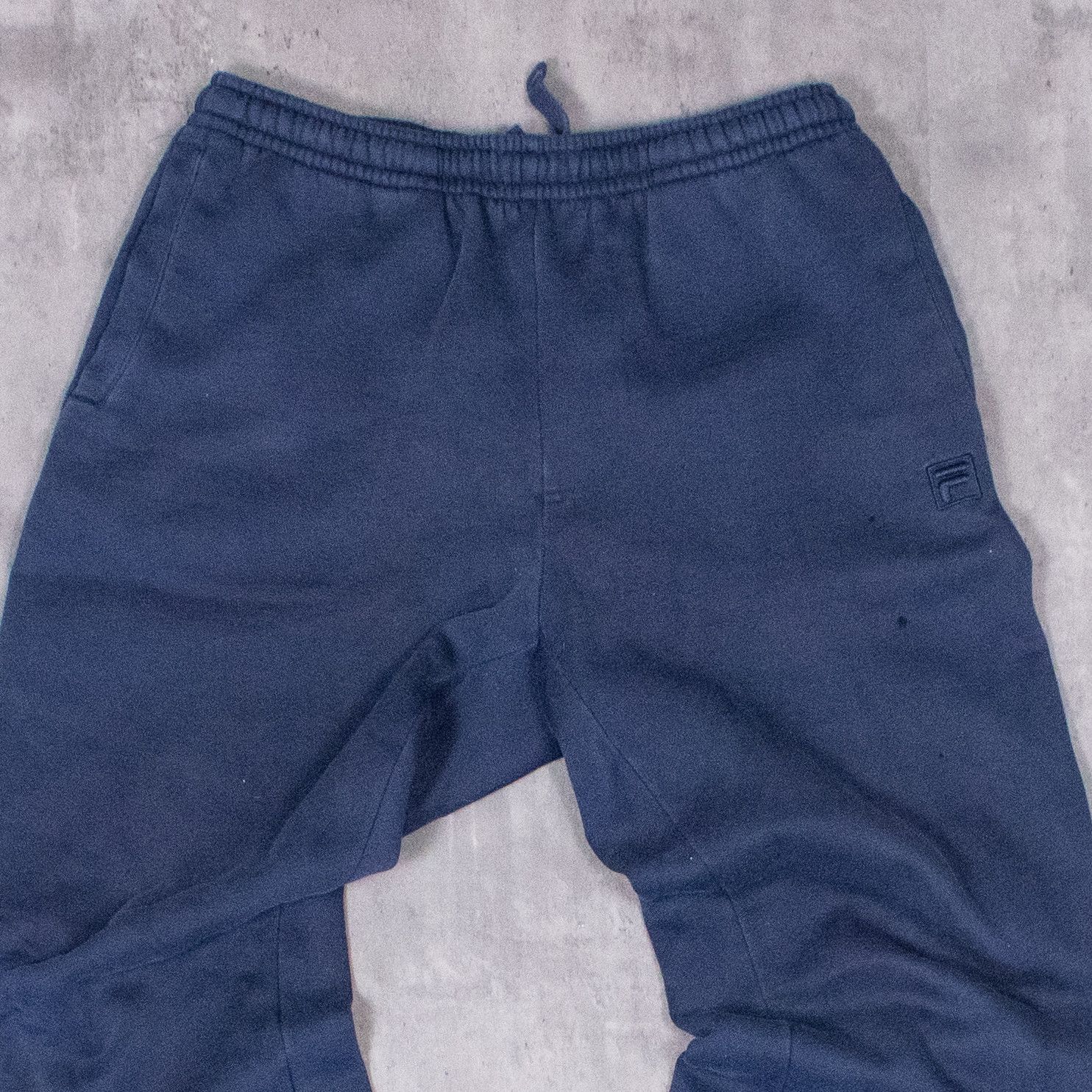 Fila Y2K 2000's Fila Baggy Relax Wide Legged Navy Sweat Pant's Size US 30 / EU 46 - 4 Thumbnail