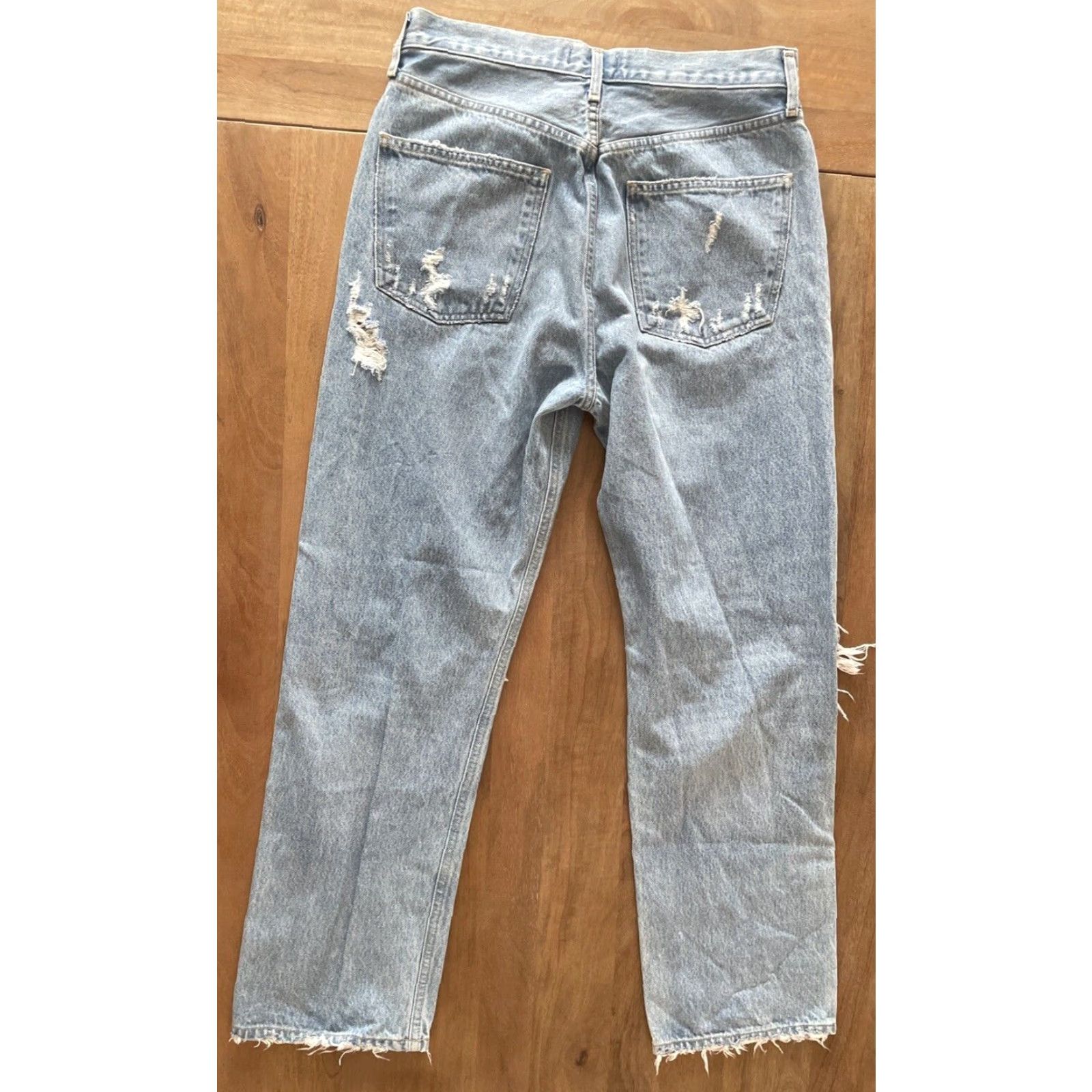 Agolde AGOLDE Jeans Womens Size 28 Mid Rise Loose Fit Denim Button Fly 90s Y2K Blues Size 28" / US 6 / IT 42 - 2 Thumbnail