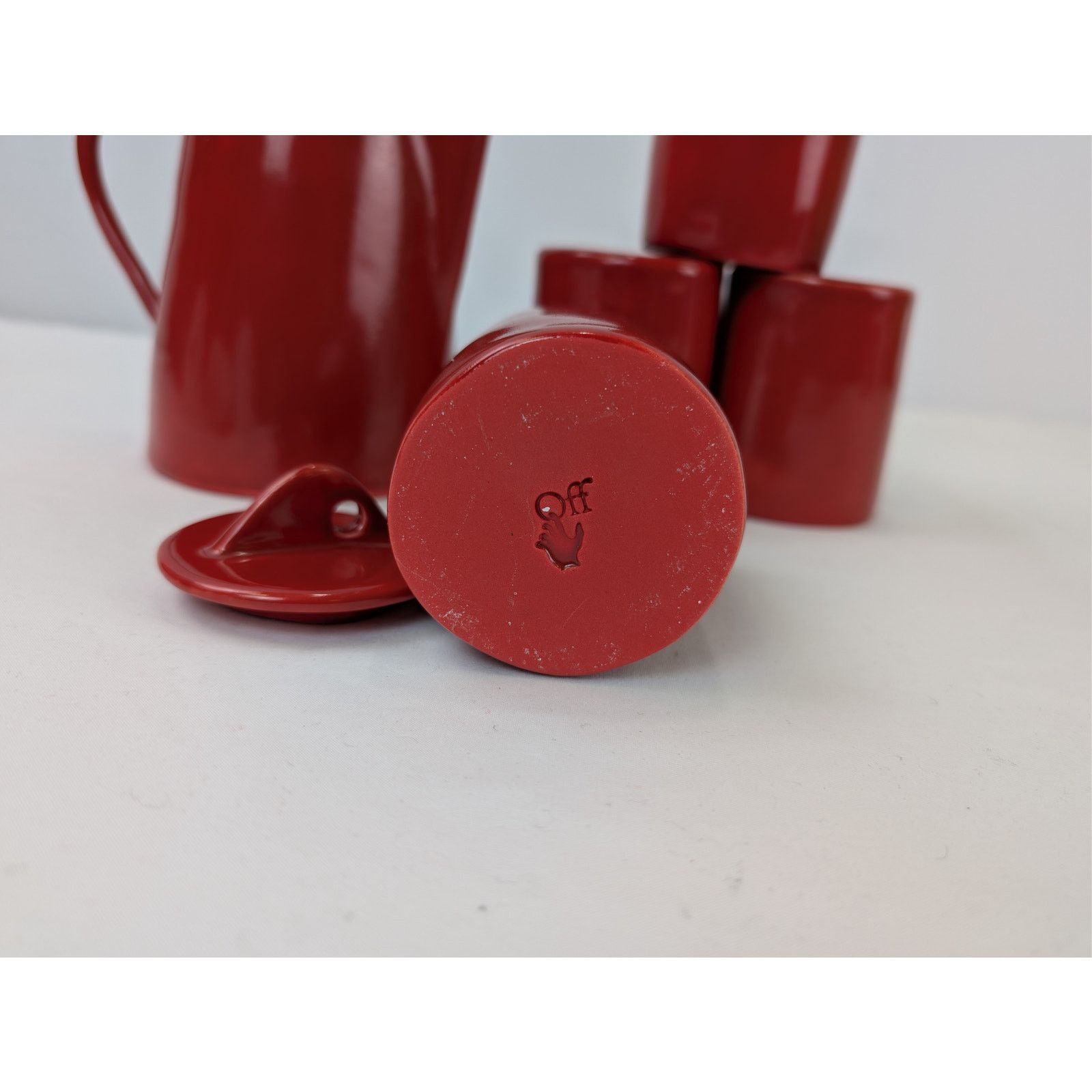 Off-White o1rshd1 Size: OS / Teapot Set in Red Size ONE SIZE - 11 Thumbnail