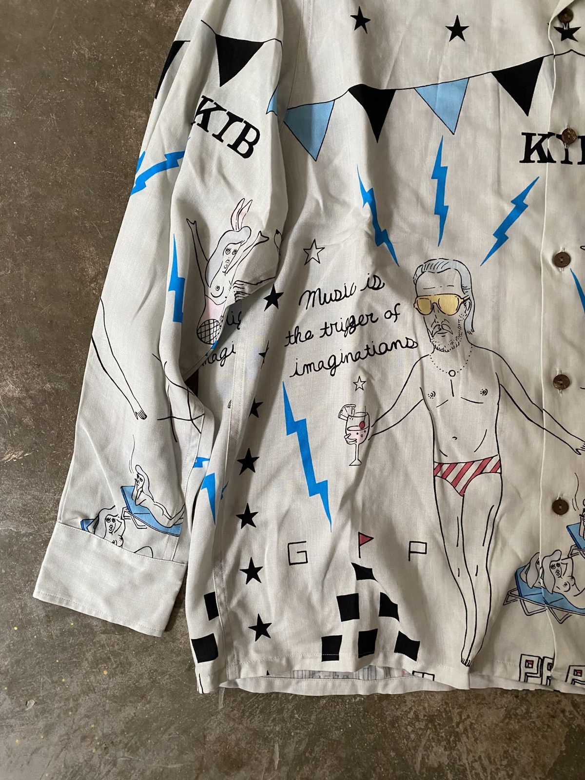 Wacko Maria Hawaiian LS Shirt Kapital Needles Undercover