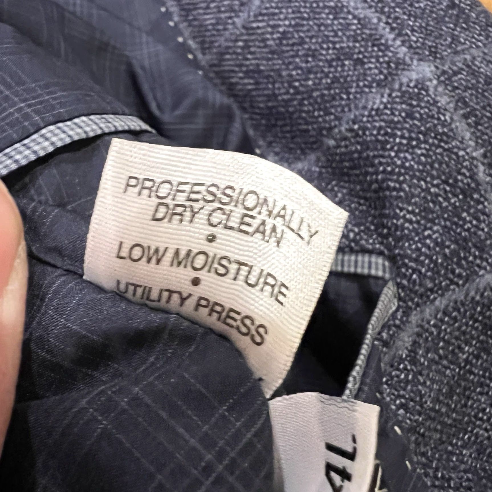 Hart Schaffner Marx Hart Schaffner Marx Sport Coat Blue Plaid 2 Button Single-Breasted Mens 44L USA Size US S / EU 44-46 / 1 - 6 Thumbnail