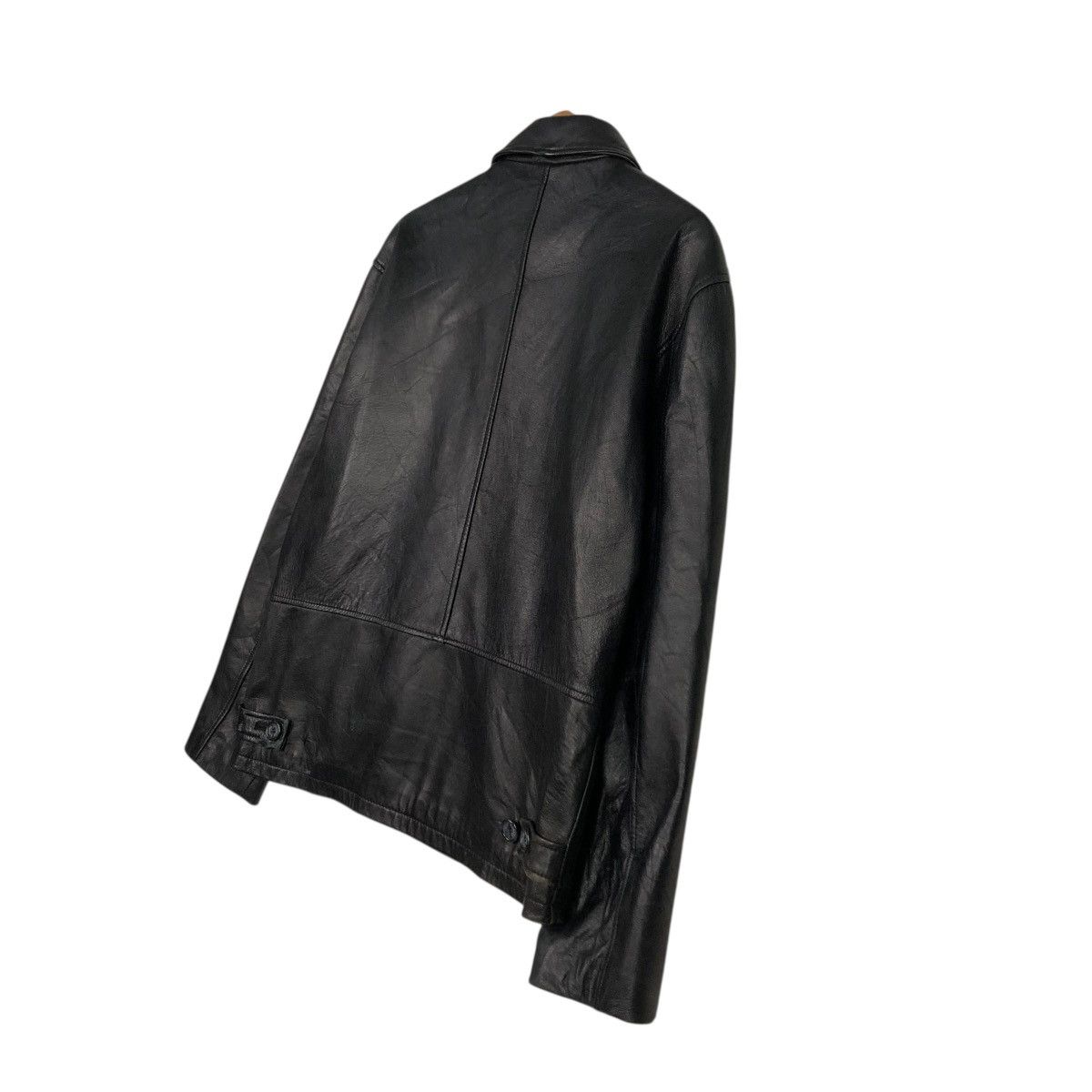 🔥VINTAGE SOFT LEATHER JACKET BANANA REPUBLIC ISSEY MIYAKE