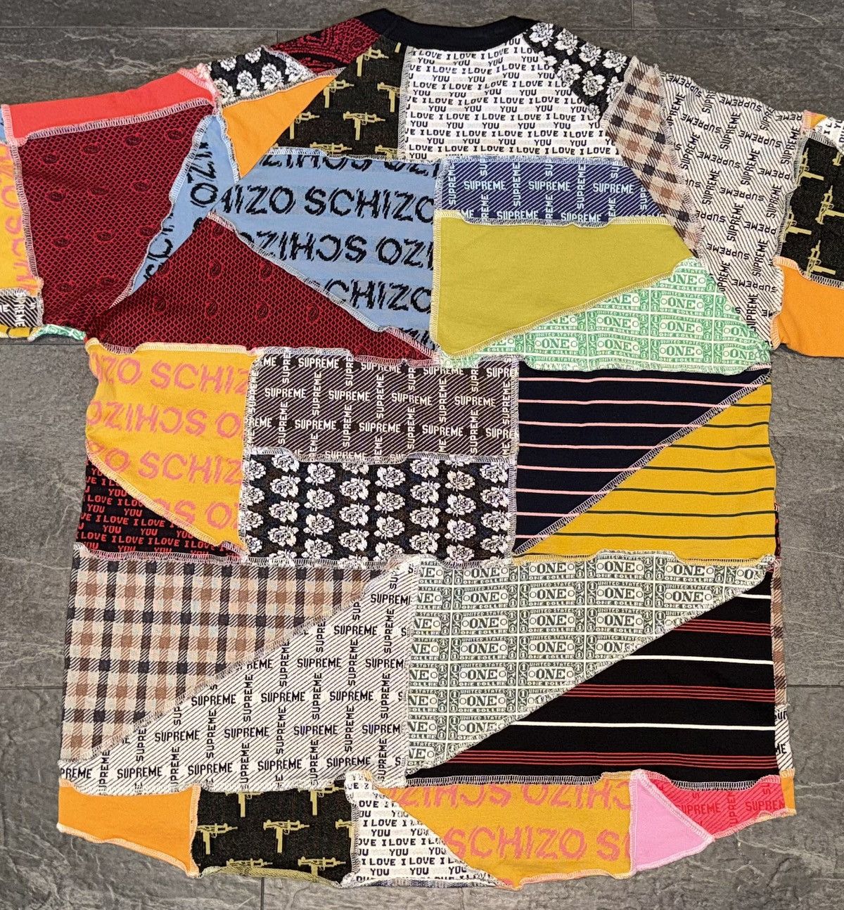 Supreme Supreme Patchwork Jacquard L/S Top Size US L / EU 52-54 / 3 - 2 Thumbnail