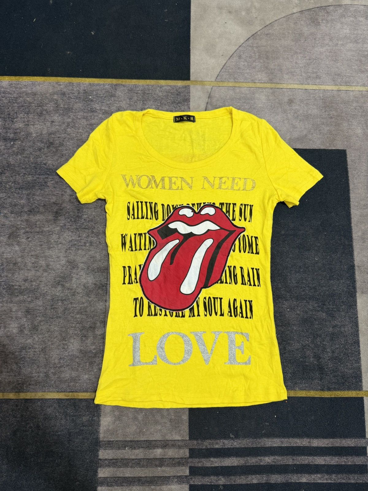 Hysteric Glamour MKR ROLING STOE LOGO TSHIRT Size M / US 6-8 / IT 42-44 - 1 Thumbnail