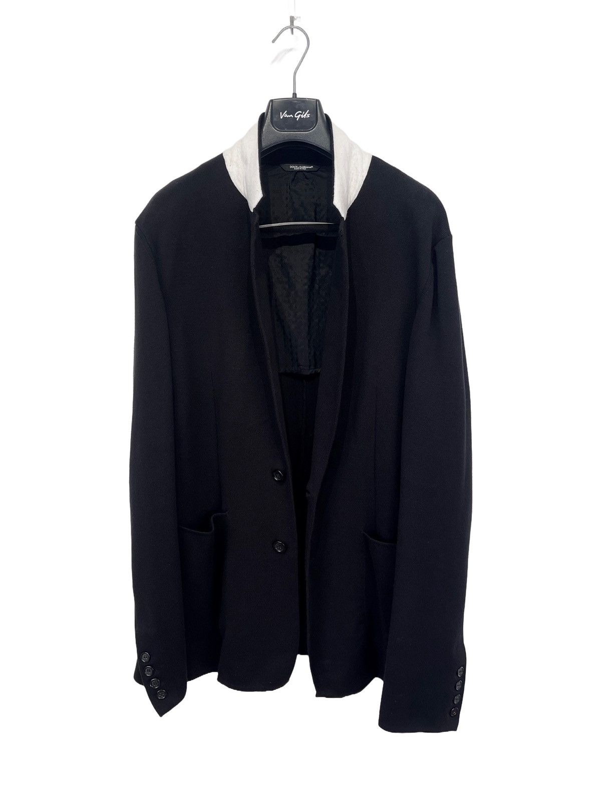 Dolce & Gabbana $3K Waffle Knit Blazer Jacket Size US L / EU 52-54 / 3 - 2 Thumbnail
