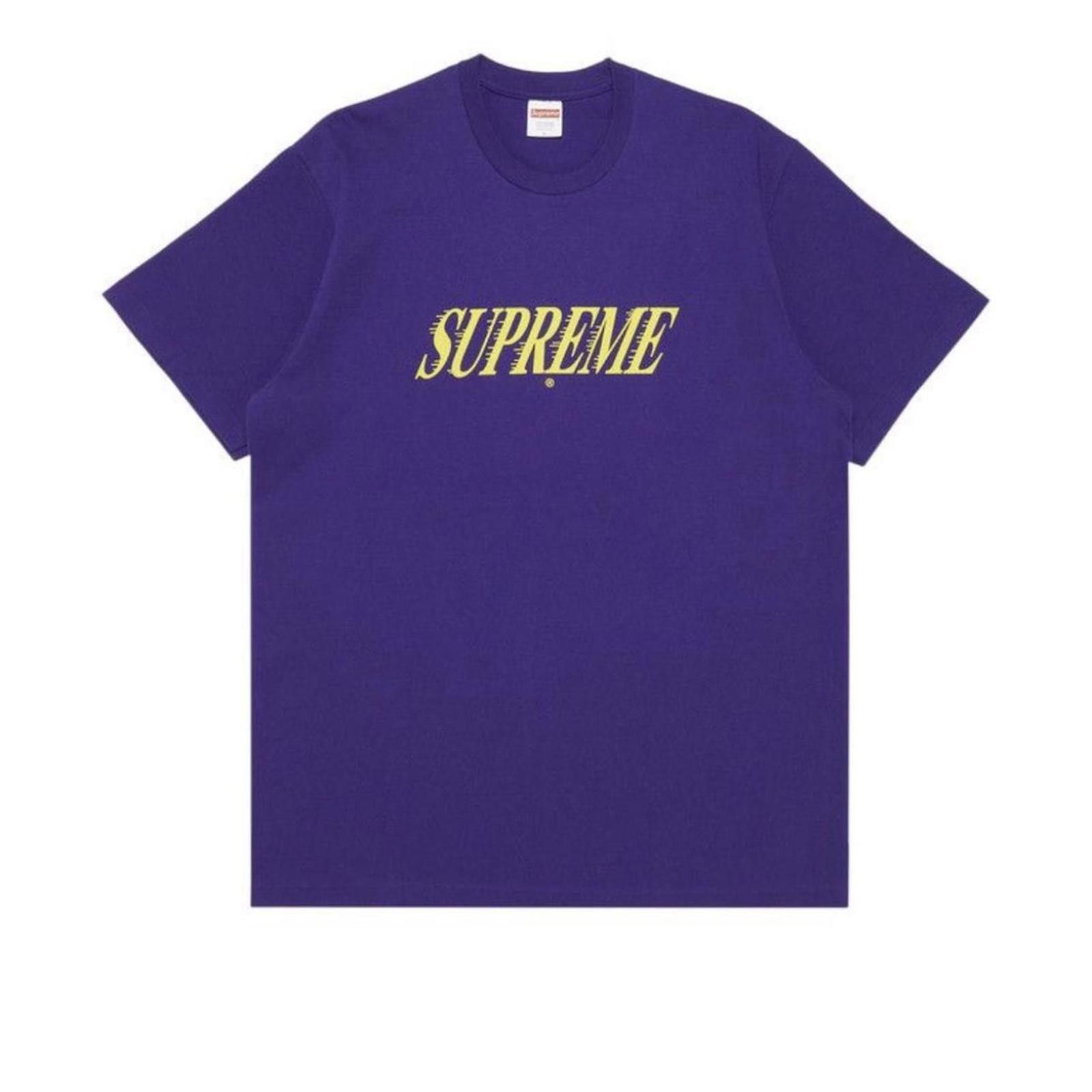 Supreme 2022 Supreme Slap Shot Tee 'Purple' Size US M / EU 48-50 / 2 - 1 Thumbnail