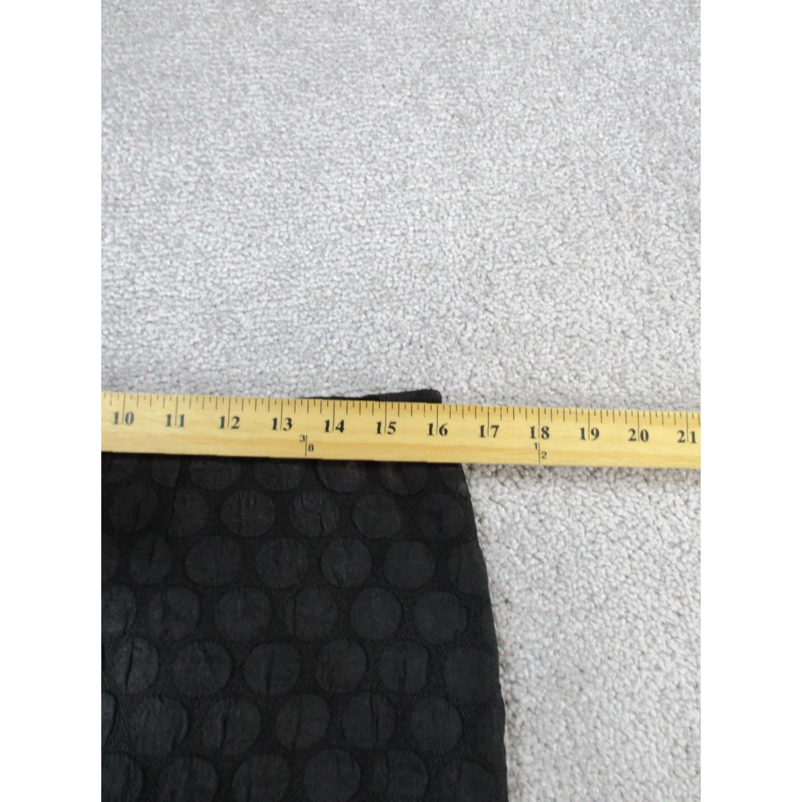 Anthropologie Maeve By Anthropologie Skirt Womens 8 Black Polka Dot Textured Pencil - Vintage not specified Size 30" / US 8 / IT 44 - 6 Thumbnail