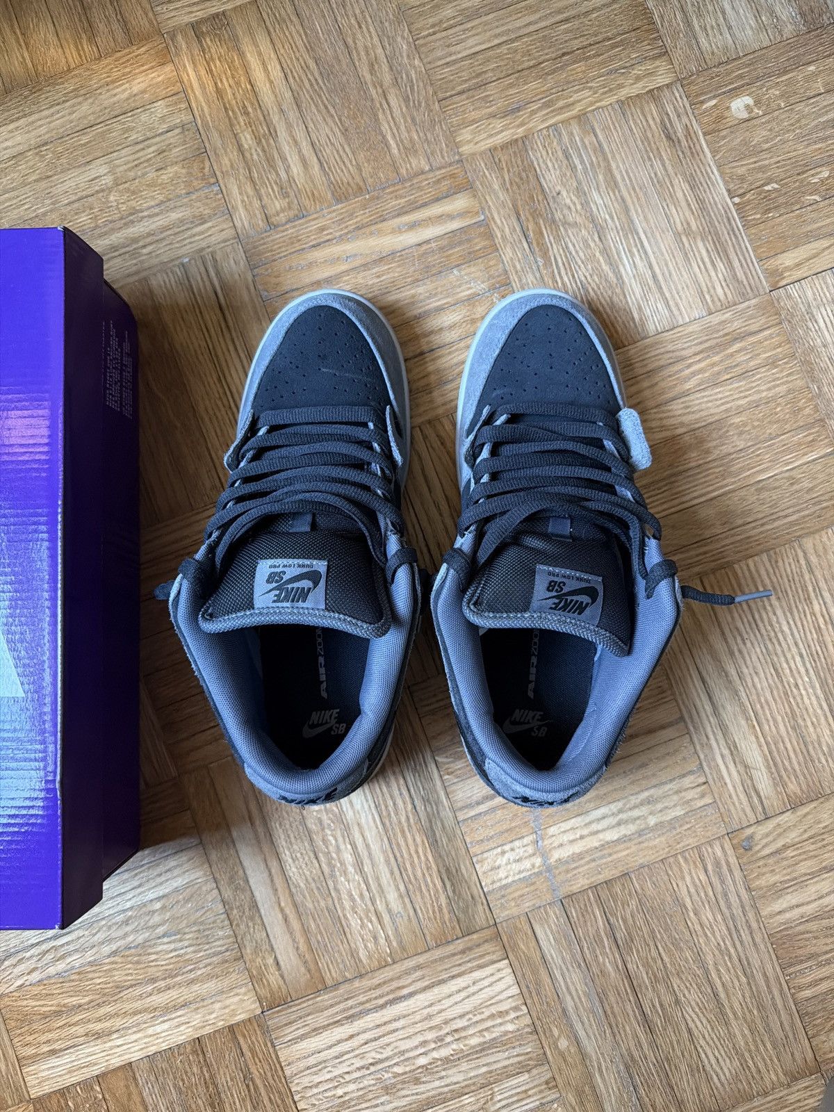 Nike SB Nike SB Dunk Low Dark Smoke Grey Size US 10.5 / EU 43-44 - 5 Thumbnail