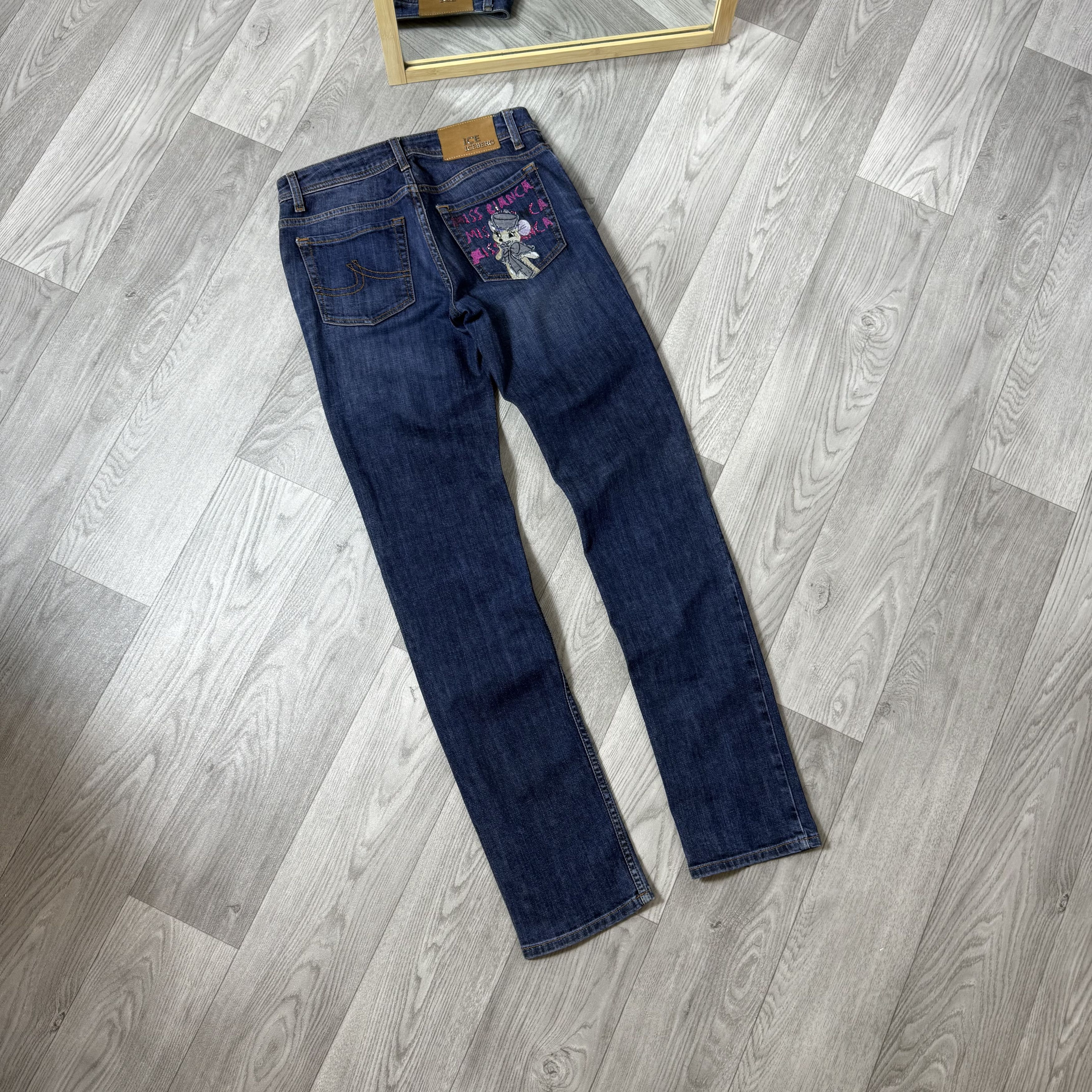 Iceberg Vintage ICE Iceberg London 00s Rare Miss Cianca Jeans Pants Size 28" / US 6 / IT 42 - 3 Thumbnail