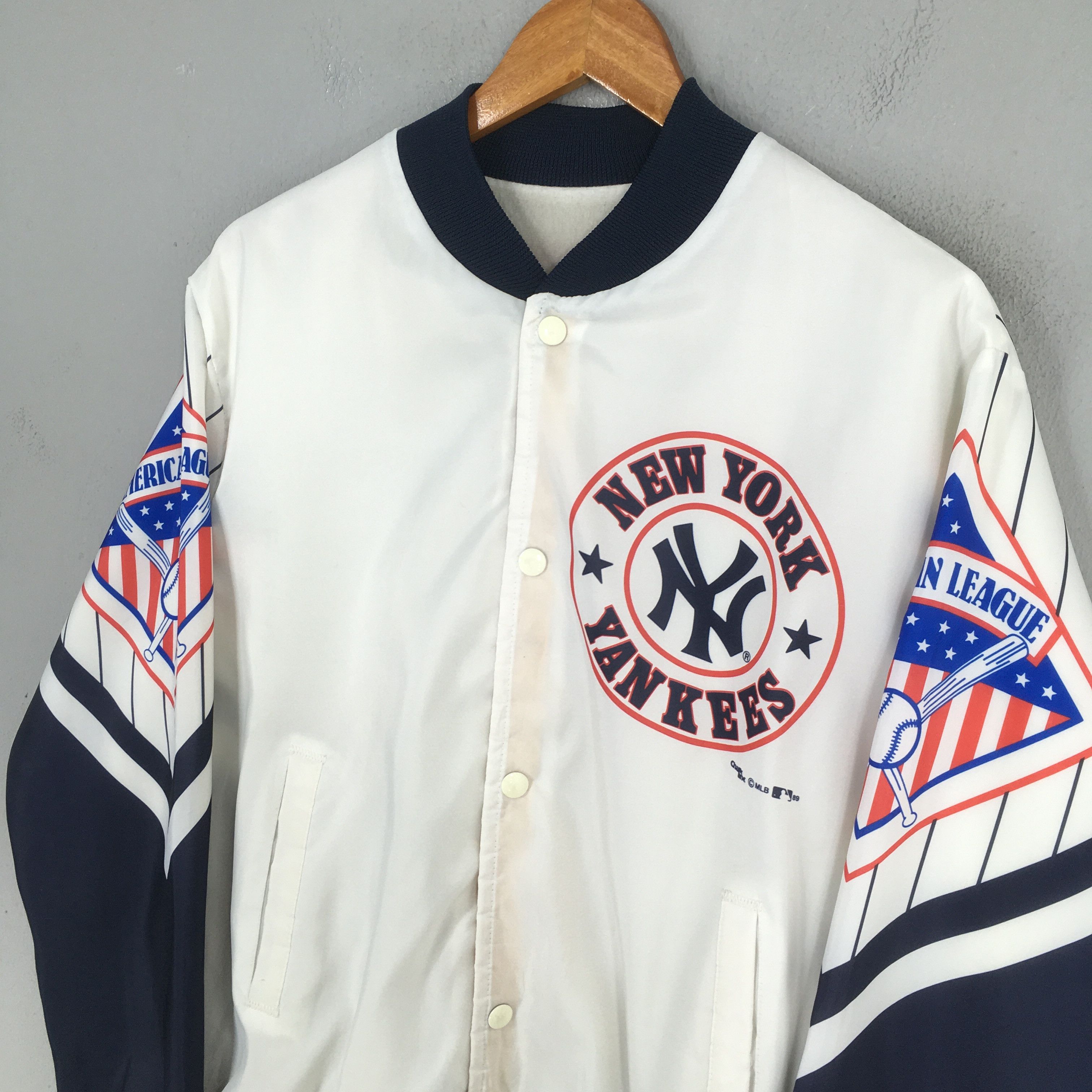MLB Vintage New York Yankees Bronx Bombers Jacket Large Size US L / EU 52-54 / 3 - 3 Thumbnail