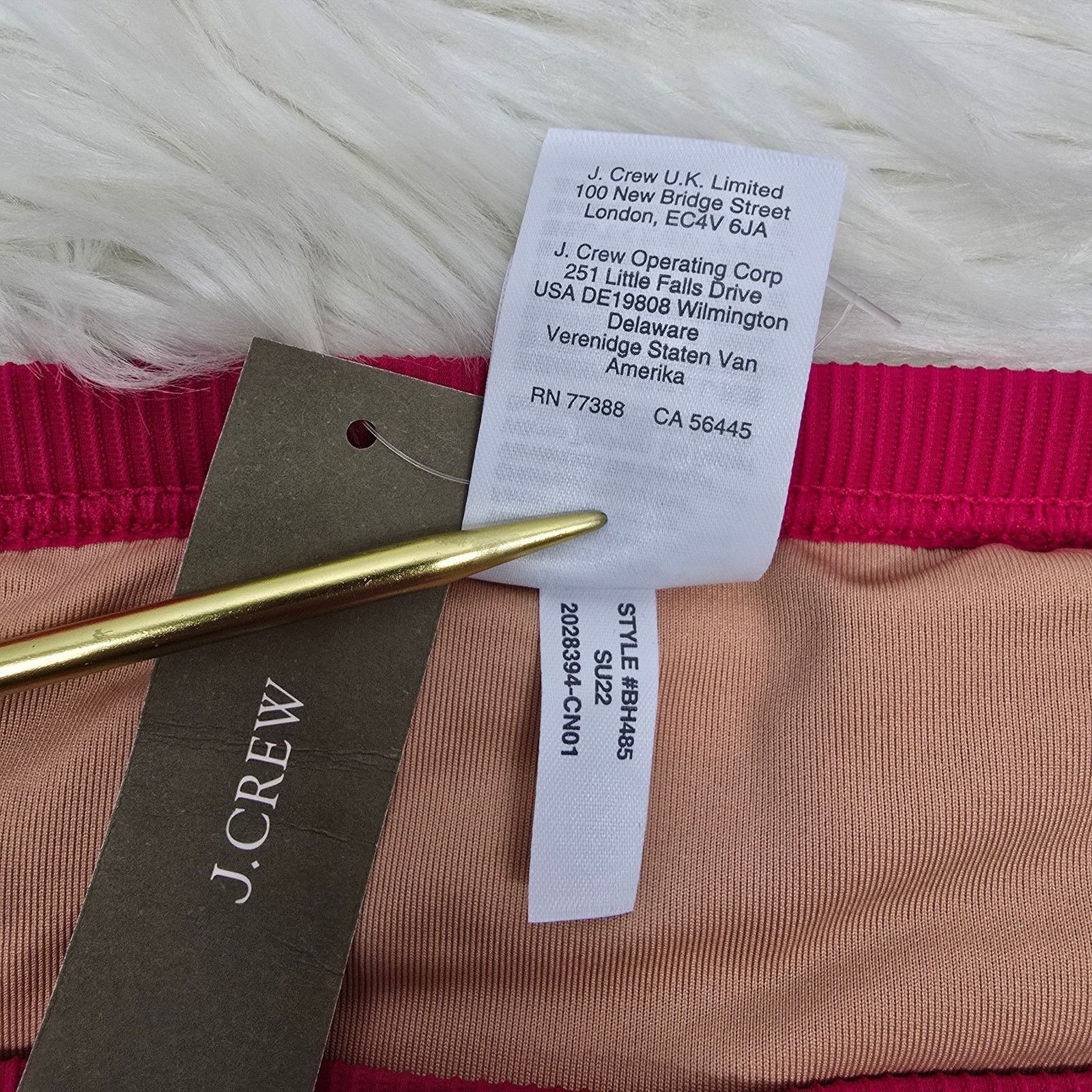 J.Crew J. Crew Ribbed-trim hipster full-coverage bikini bottom S Size ONE SIZE - 9 Thumbnail