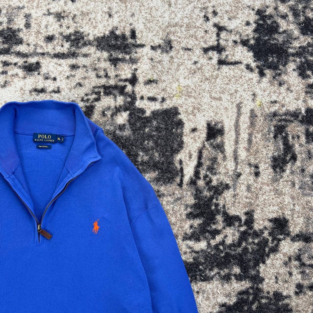 Polo Ralph Lauren Polo Ralph Lauren Luxuru Quarter Zip Up Mini Logo Sweater Size US XL / EU 56 / 4 - 2 Thumbnail