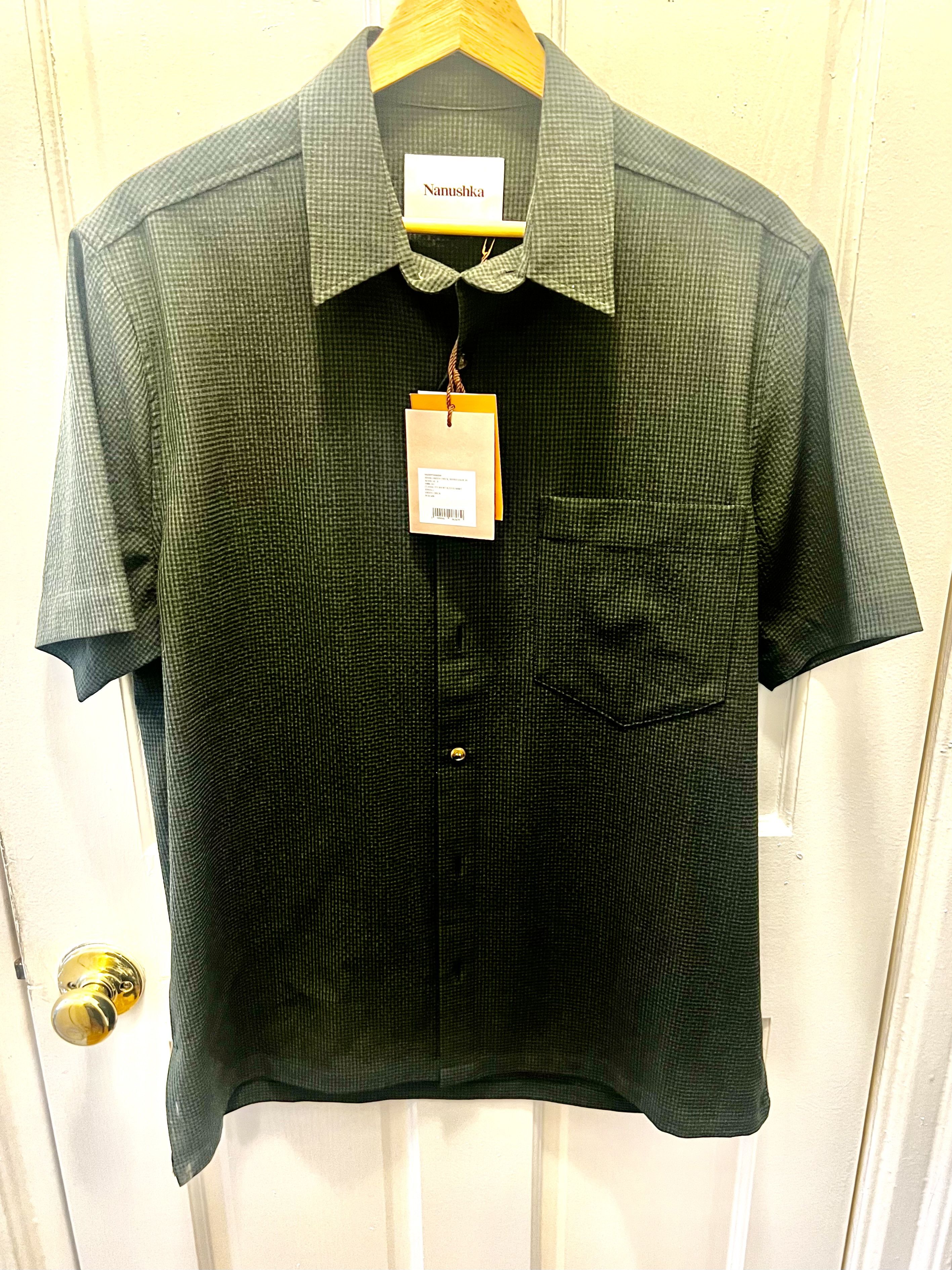 Nanushka NWT $410 Stretch Wool Button Up Size US L / EU 52-54 / 3 - 2 Thumbnail