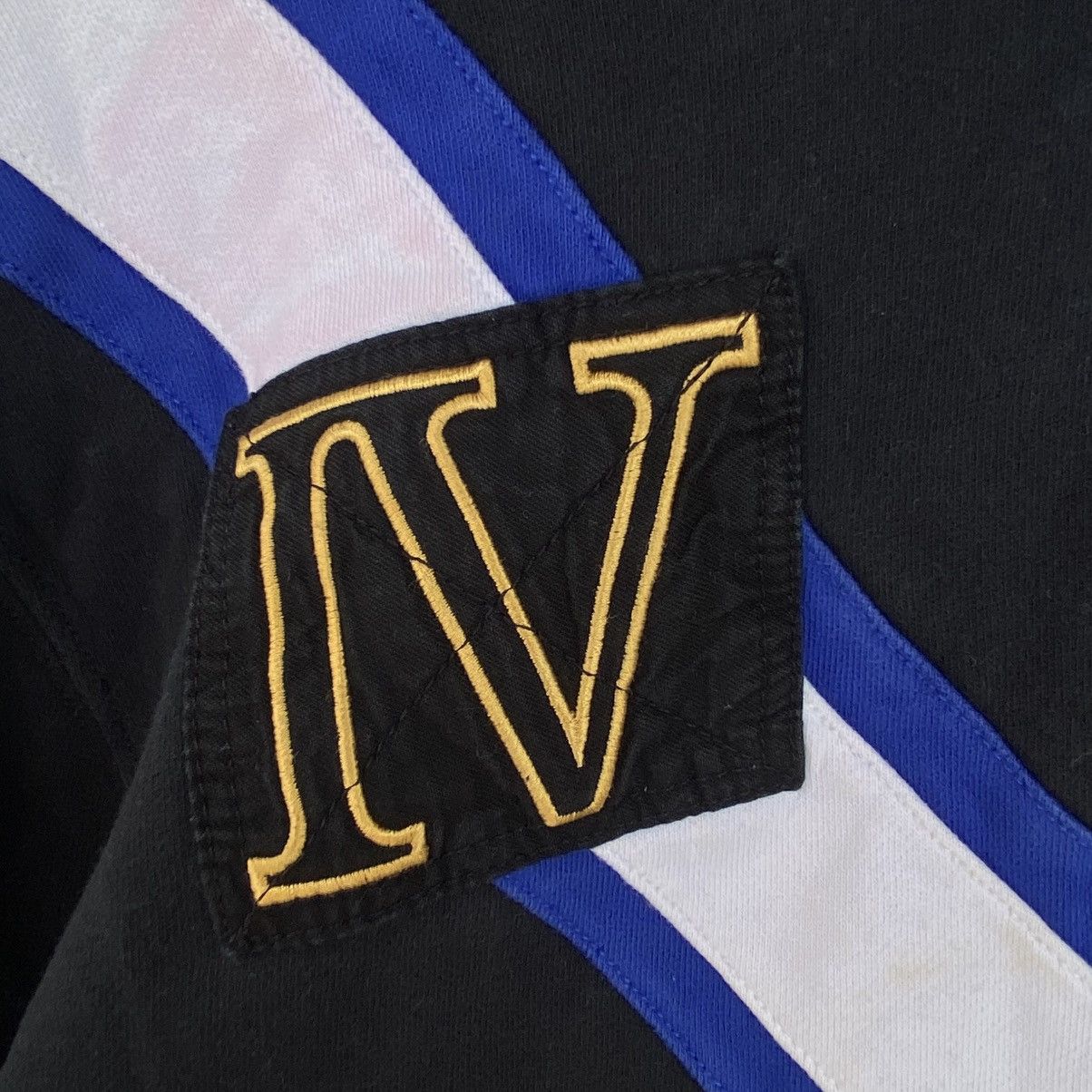 Other Vintage Ralph Lauren Rugby Polo Shirt Black And Blue Size XL Size US XL / EU 56 / 4 - 6 Thumbnail