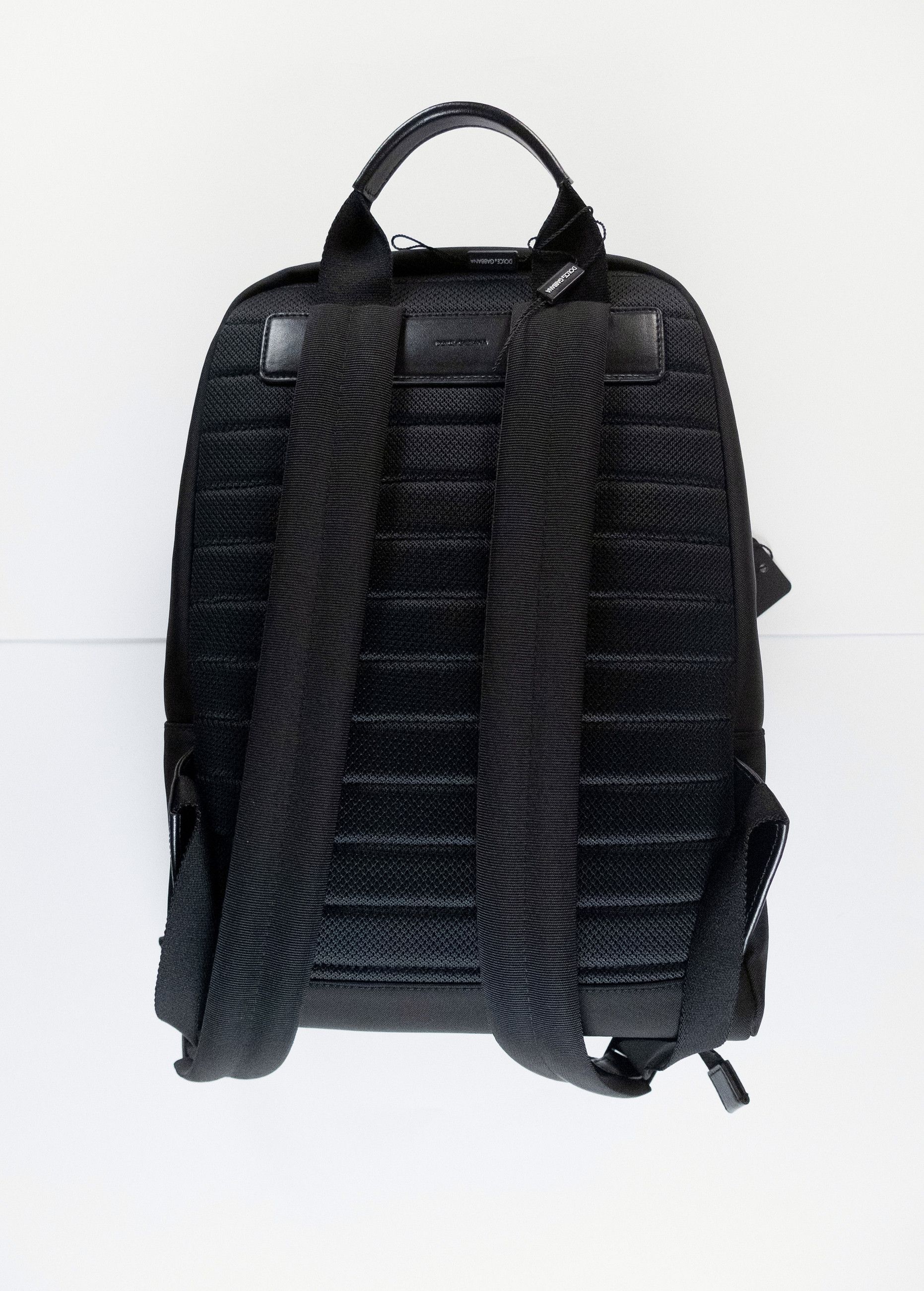 Dolce & Gabbana DOLCE & GABBANA black DG logo patch canvas backpack Size ONE SIZE - 7 Thumbnail