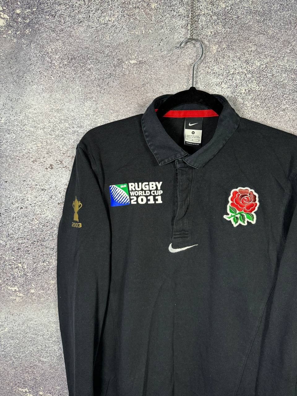 Nike England Nike Rugby World Cup 2011 Jersey Men's Black Small Size US S / EU 44-46 / 1 - 4 Thumbnail