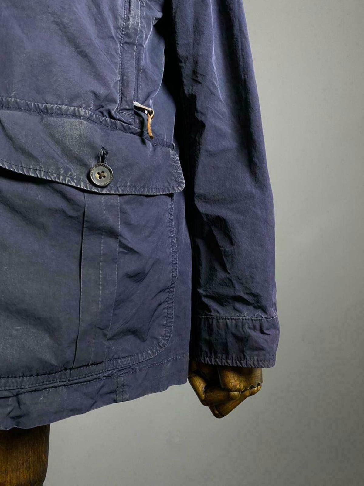 Designer Men Hackett London Blue Multi Pocket Nylon Jacket Size XL Size US XL / EU 56 / 4 - 5 Thumbnail