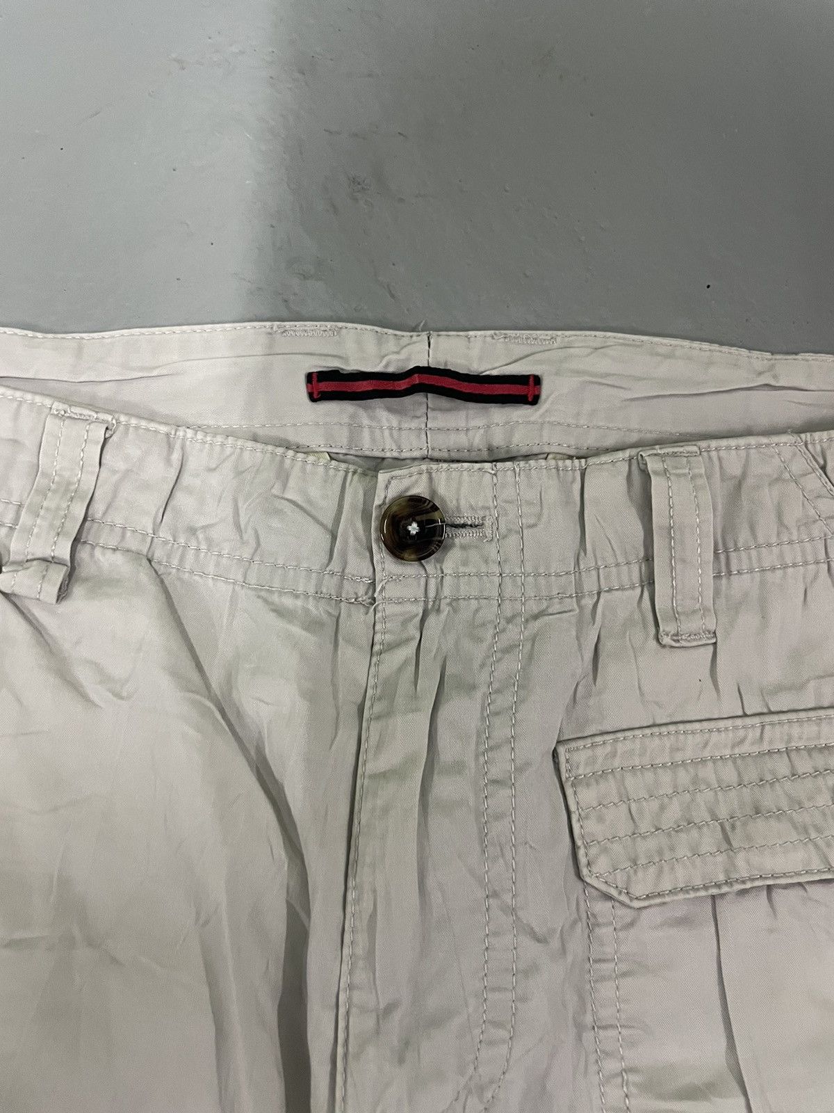 Japanese Brand Jun Red Cargo Multipocket Size US 32 / EU 48 - 4 Thumbnail