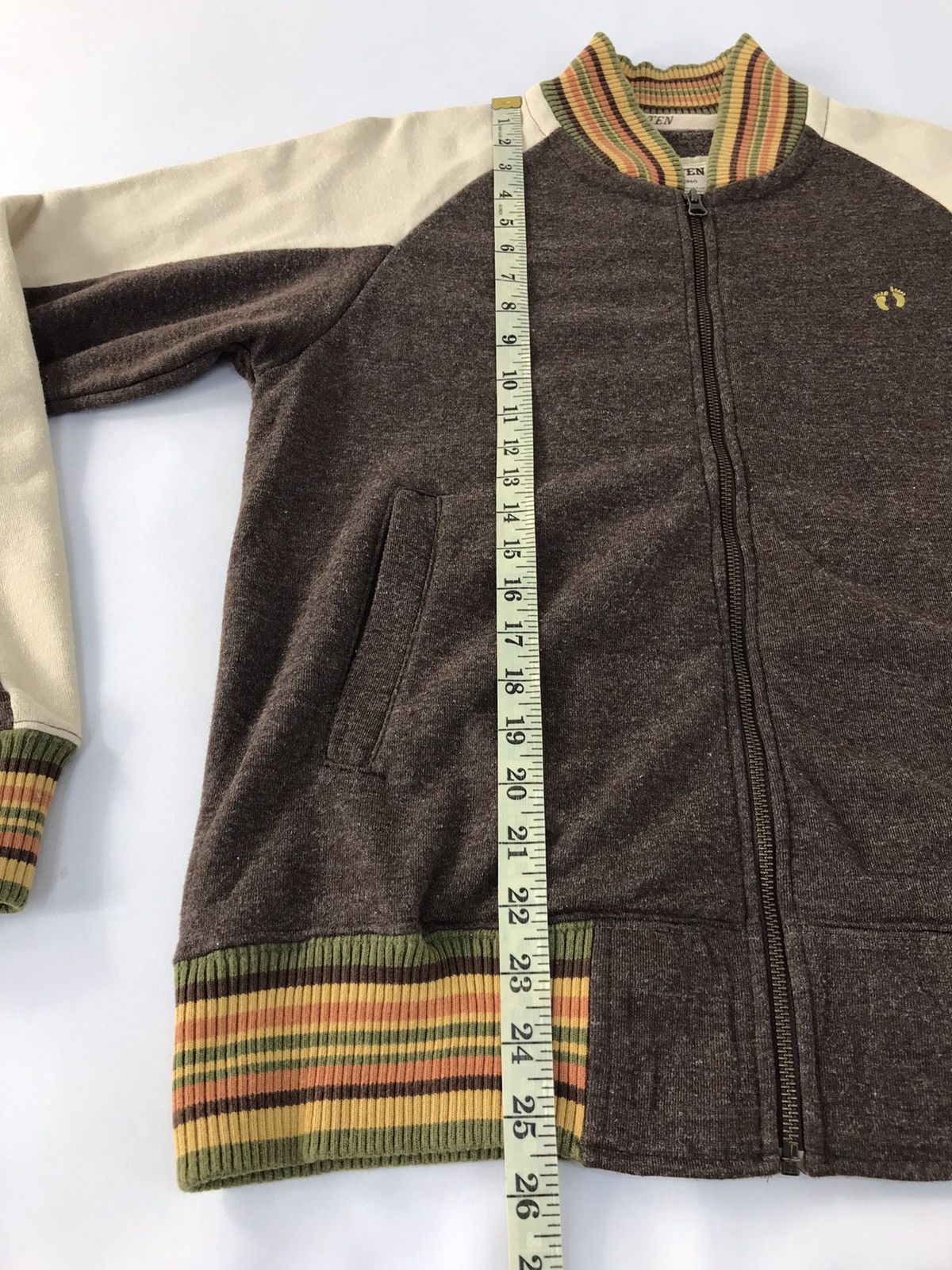 Hang Ten × Vintage Vintage Sweater Hang Ten Two Tones Colour Zipper Design Size US M / EU 48-50 / 2 - 15 Thumbnail