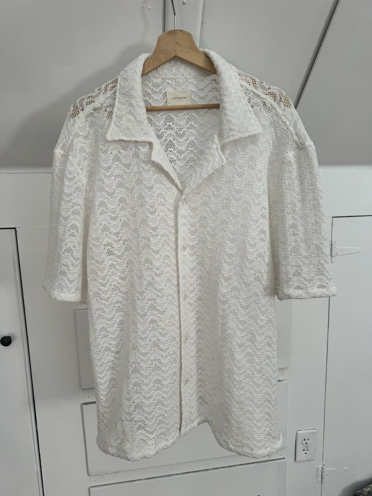 image of Ald Aime Leon Dore Rico Shirt in White, Men's (Size XL)