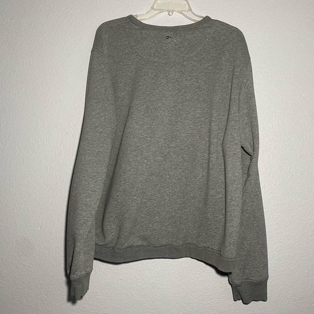 Puma Puma Men's Gray Sweatshirt Size XL Size US XL / EU 56 / 4 - 2 Thumbnail