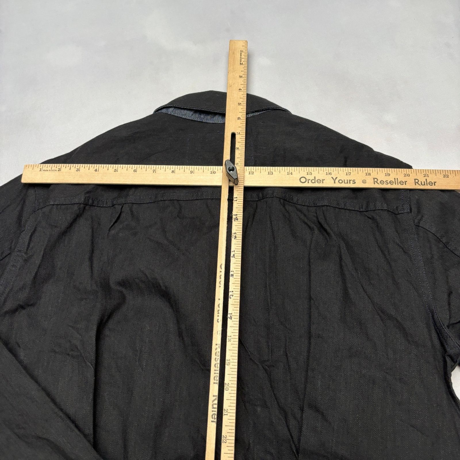 Mister Freedom × Sugar Cane Mister Freedom Sugar Cane Ranch Blouse Black Denim Jacket 44 Size US L / EU 52-54 / 3 - 8 Thumbnail