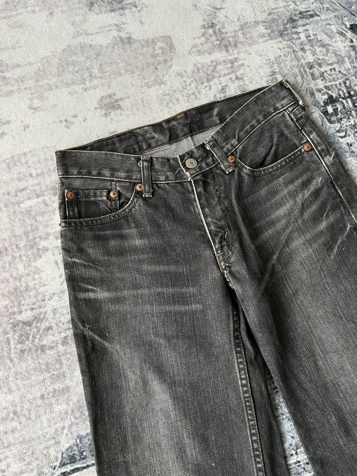 Levi's Y2K Japan Levis Bootcut Black Jeans Size US 27 - 11 Thumbnail