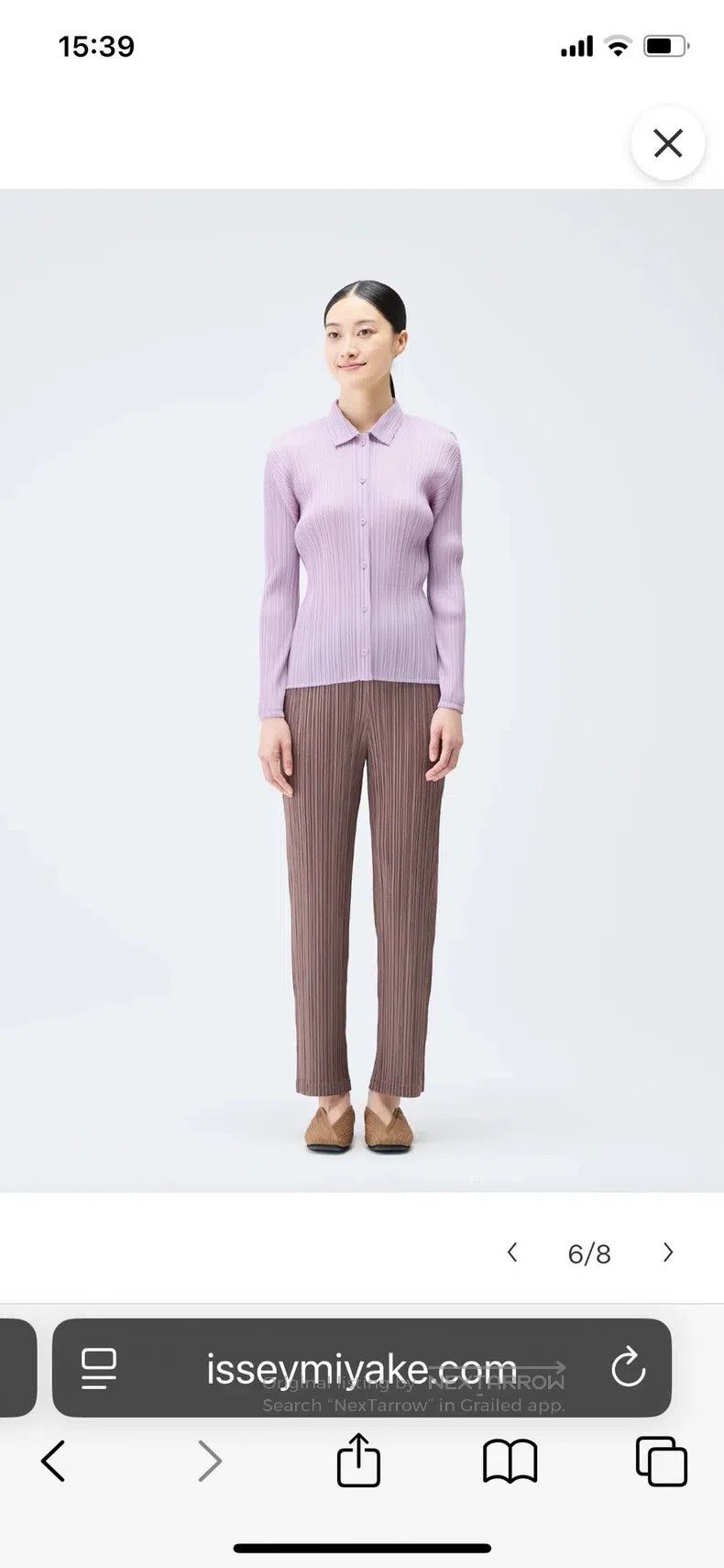 Issey Miyake Issey Miyake Pleated Collar Long Sleeve Shirt Size L / US 10 / IT 46 - 7 Thumbnail