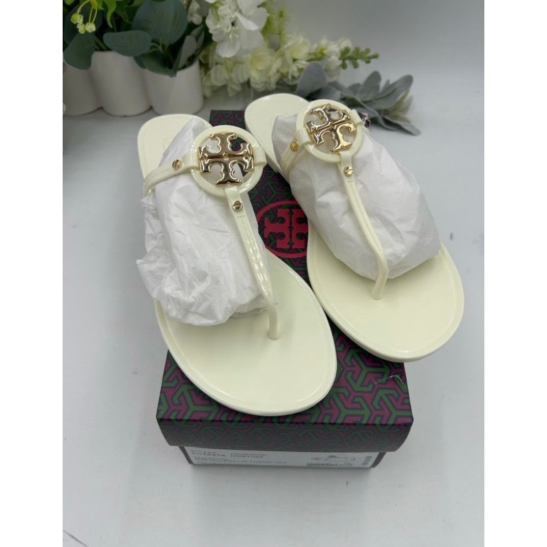 Tory Burch Women's TORY BURCH thong jelly sandals, size 11 Size US 11 / IT 41 - 1 Thumbnail